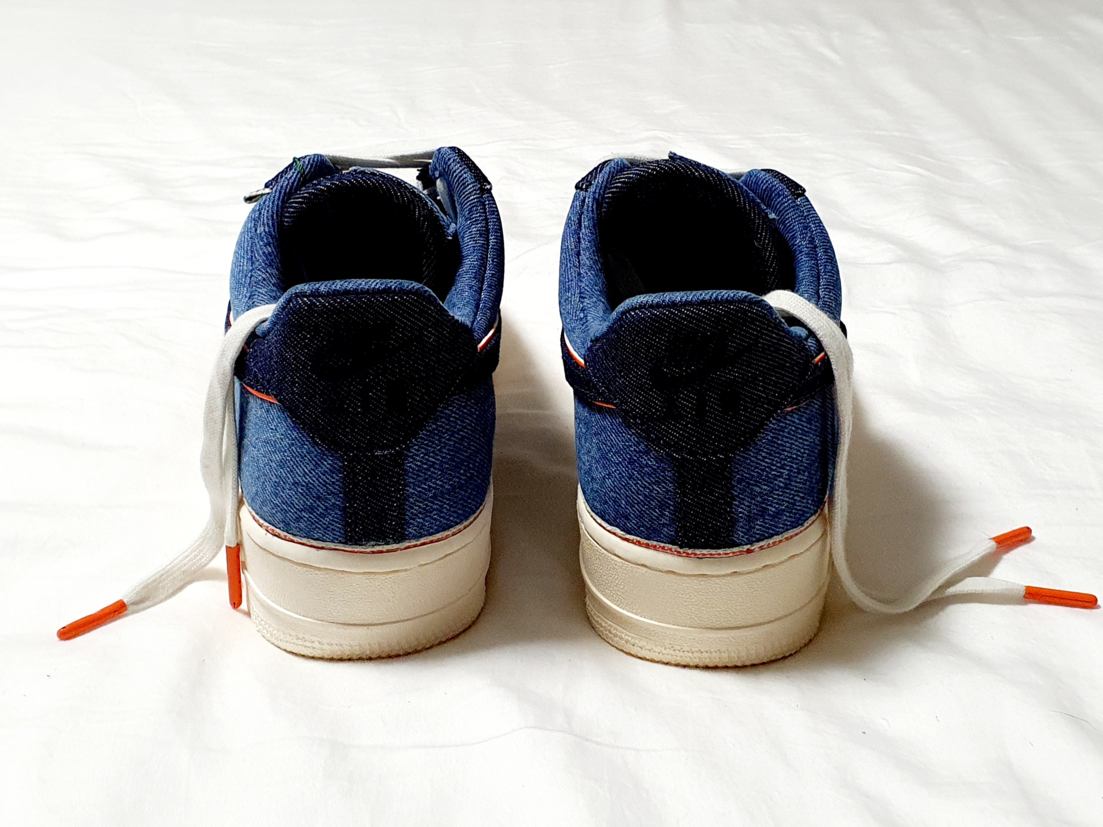 Nike x 3x1 Air Force 1 '07 PRM Stonewash Blue 착용 스타일 - 4