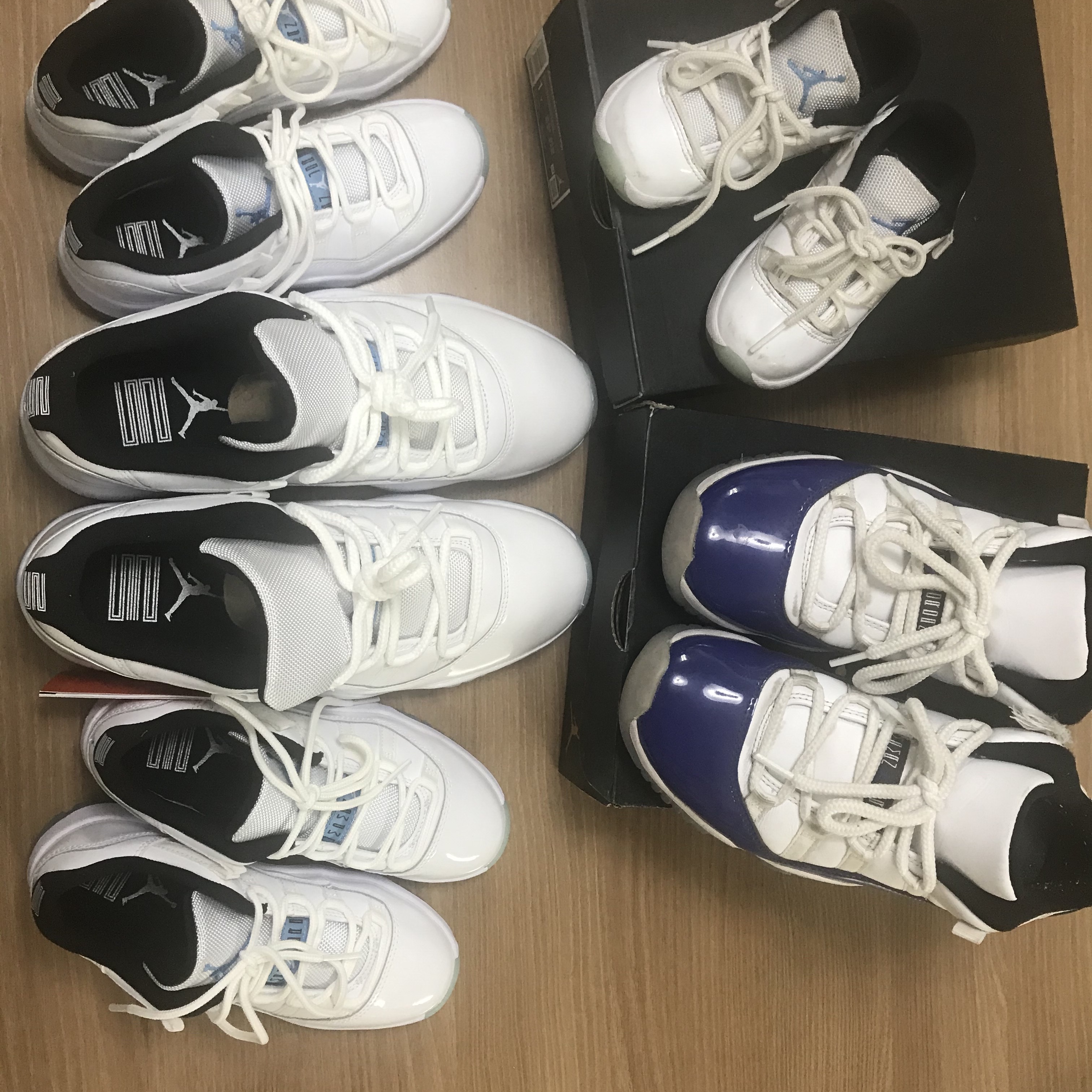 Jordan 11 Retro Low Legend Blue, (GS) Jordan 11 Retro Low Legend Blue 착용 스타일