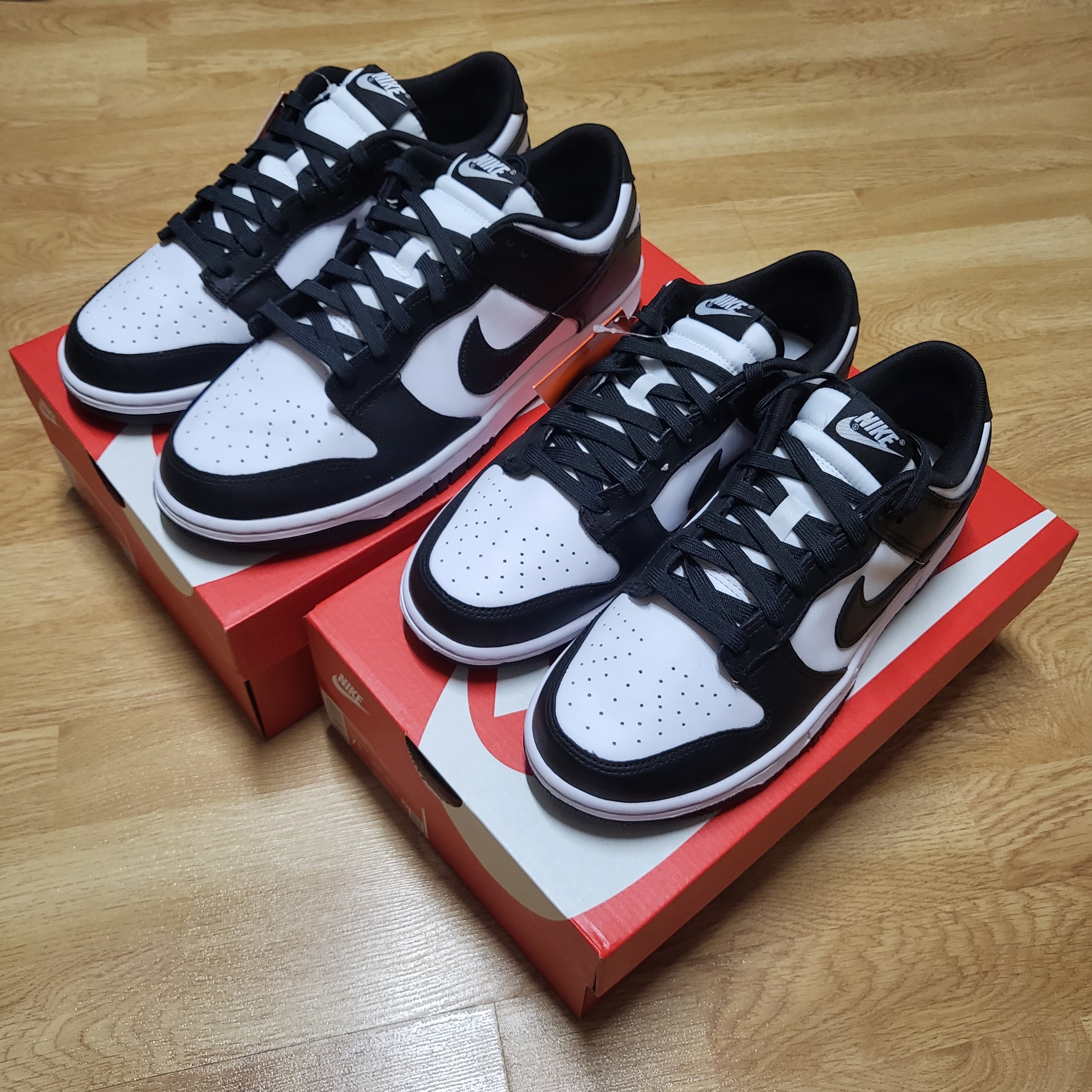Nike Dunk Low Retro Black 착용 스타일 - 2