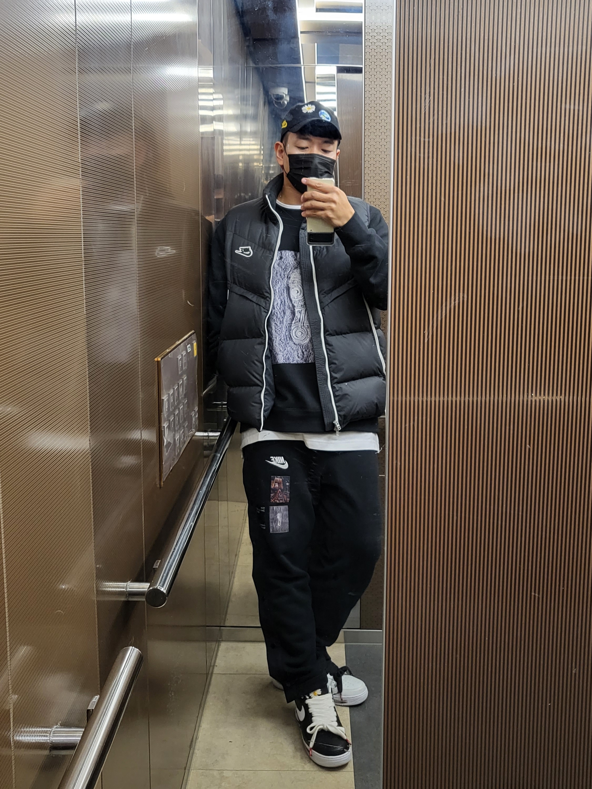 Nike x Peaceminusone Air Force 1 Low Para-Noise 2.0, Nike x Peaceminusone Air Force 1 Low Para-Noise 착용 스타일