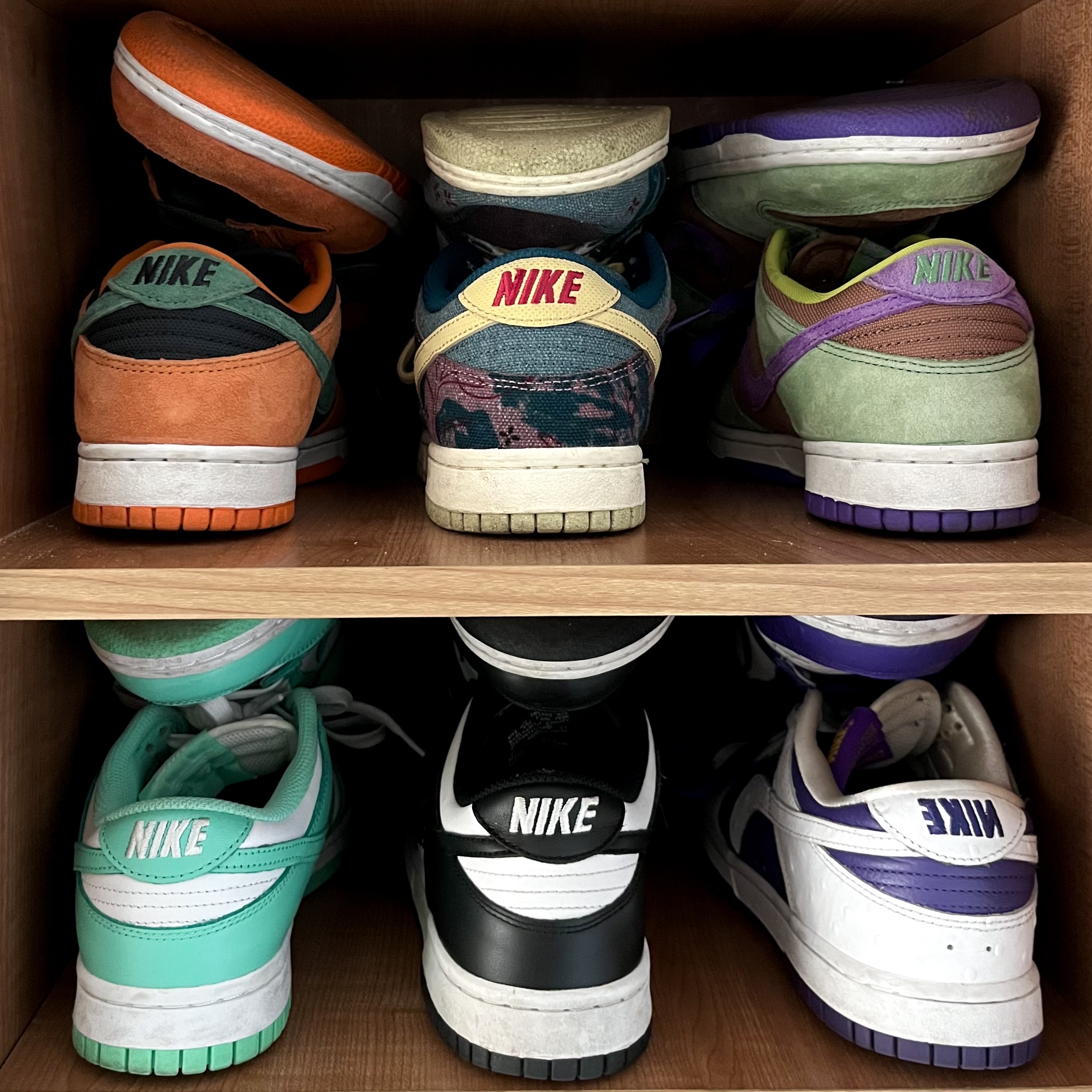 Nike Dunk Low SP Ceramic, Nike Dunk Low SP Community Garden 착용 스타일