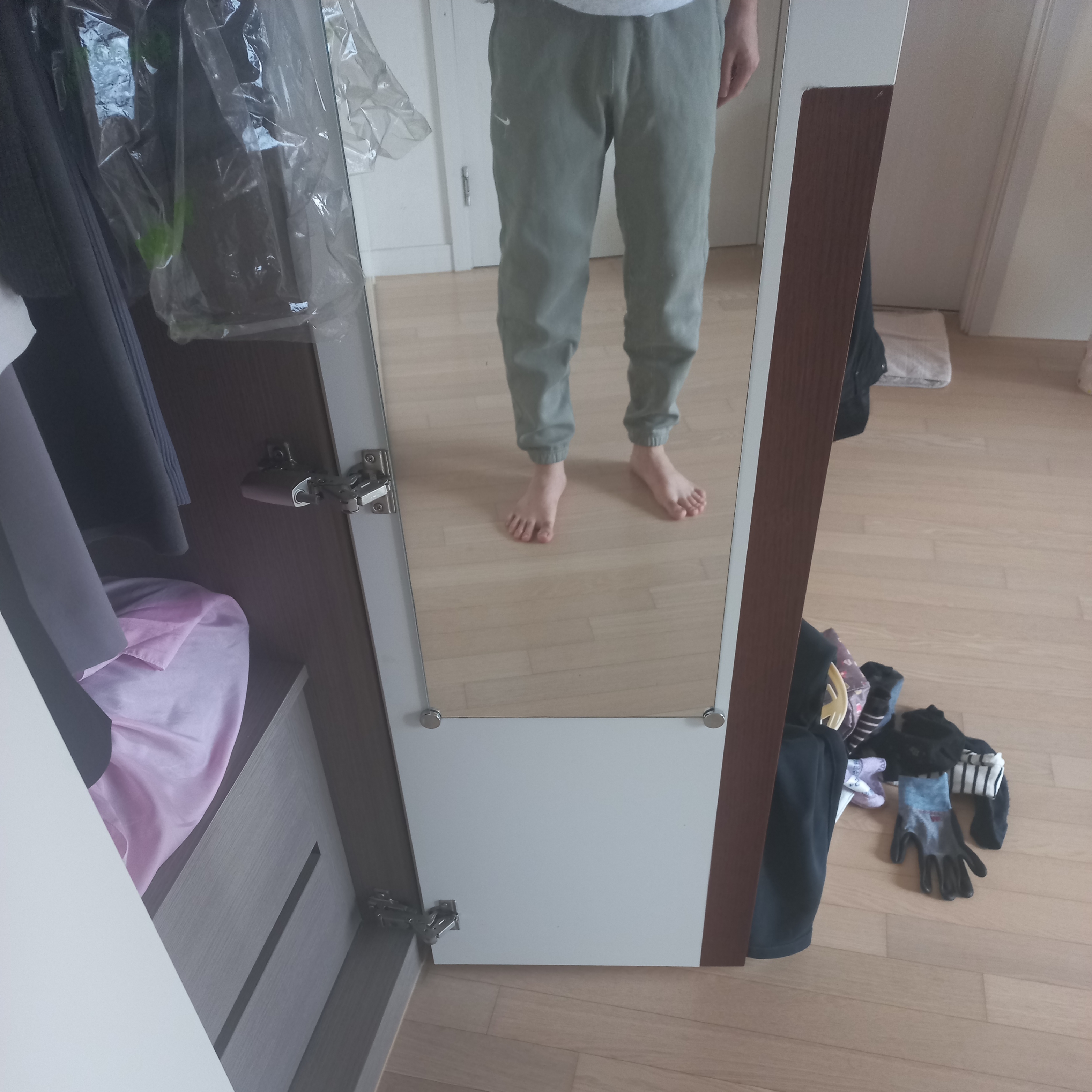 Nike NRG Solo Swoosh Fleece Pants Light Army - US/EU 착용 스타일