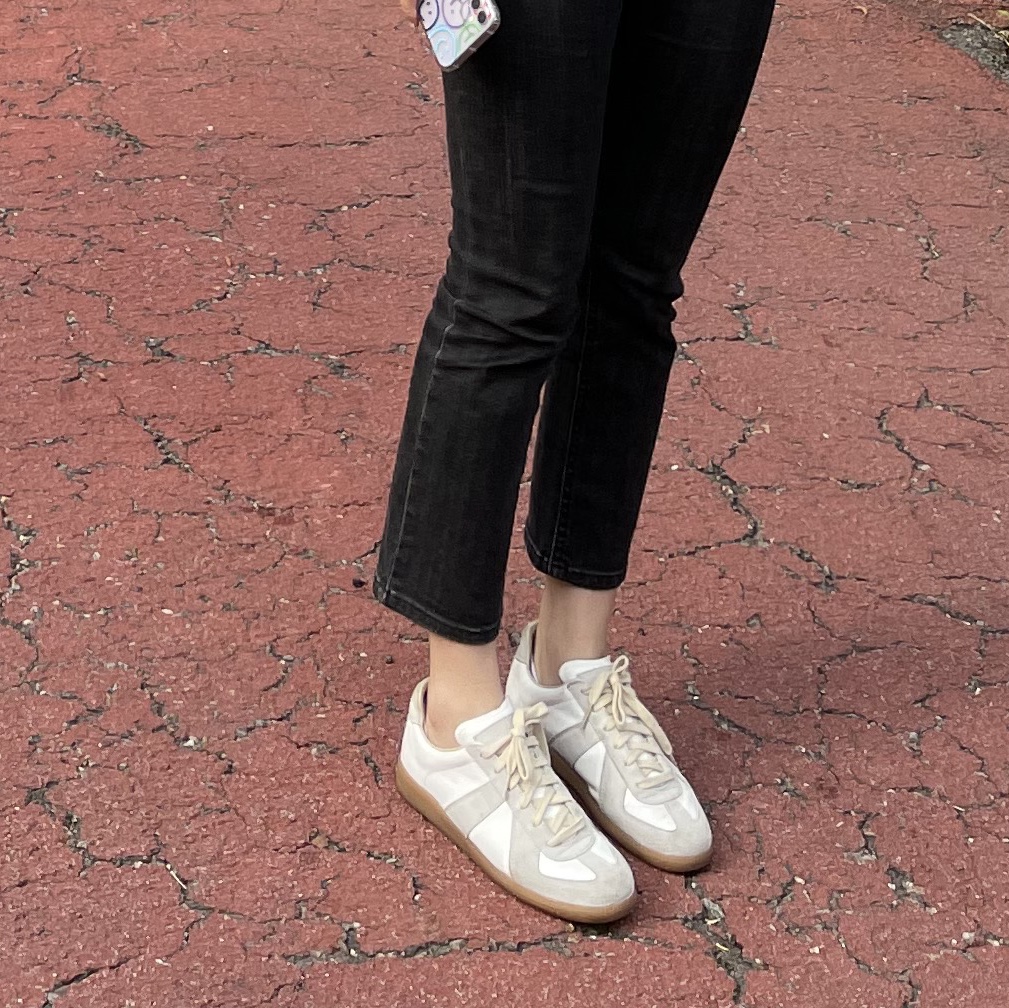 Maison Margiela Calfskin Replica Sneakers 착용 스타일