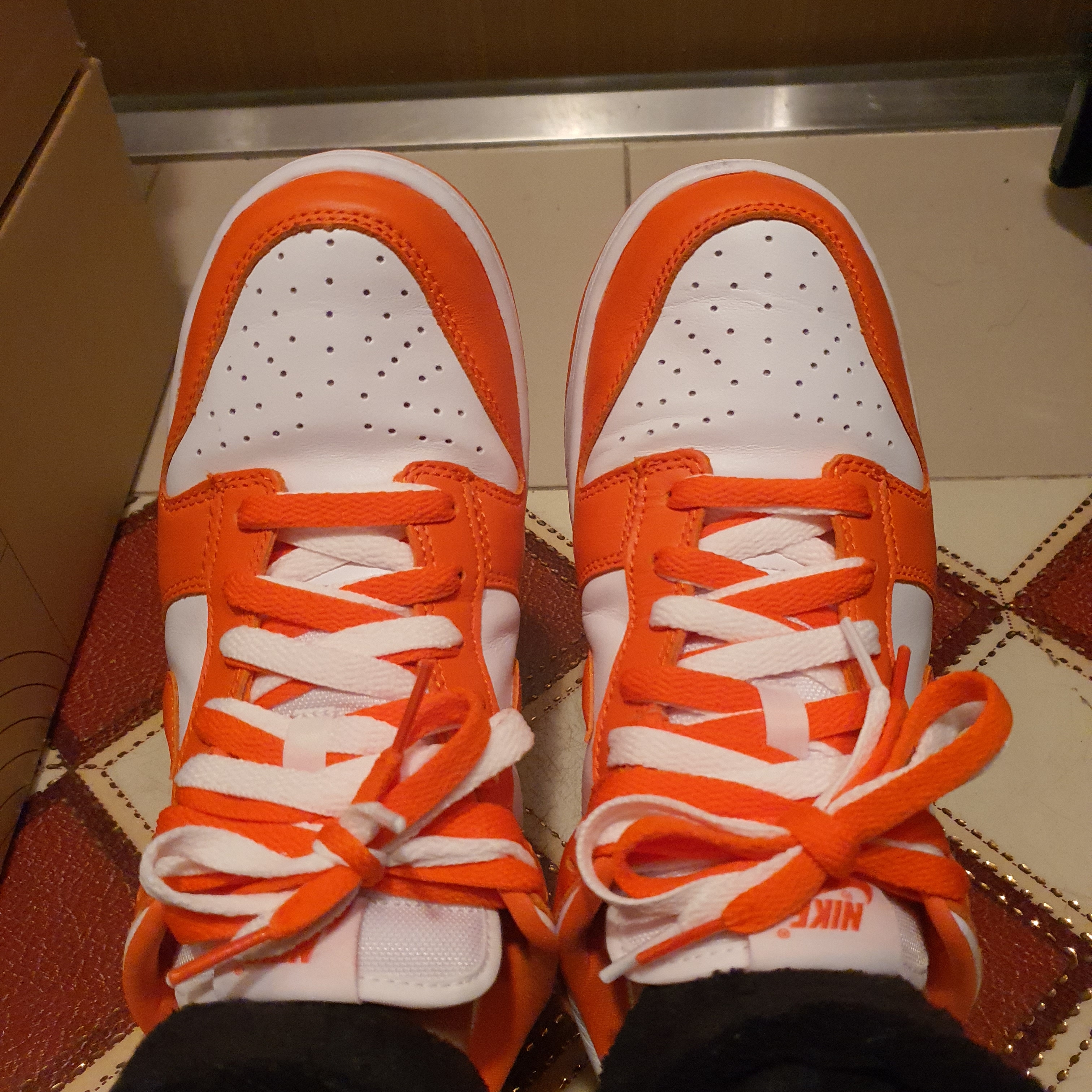 Nike Dunk Low SP Syracuse 2022 착용 스타일