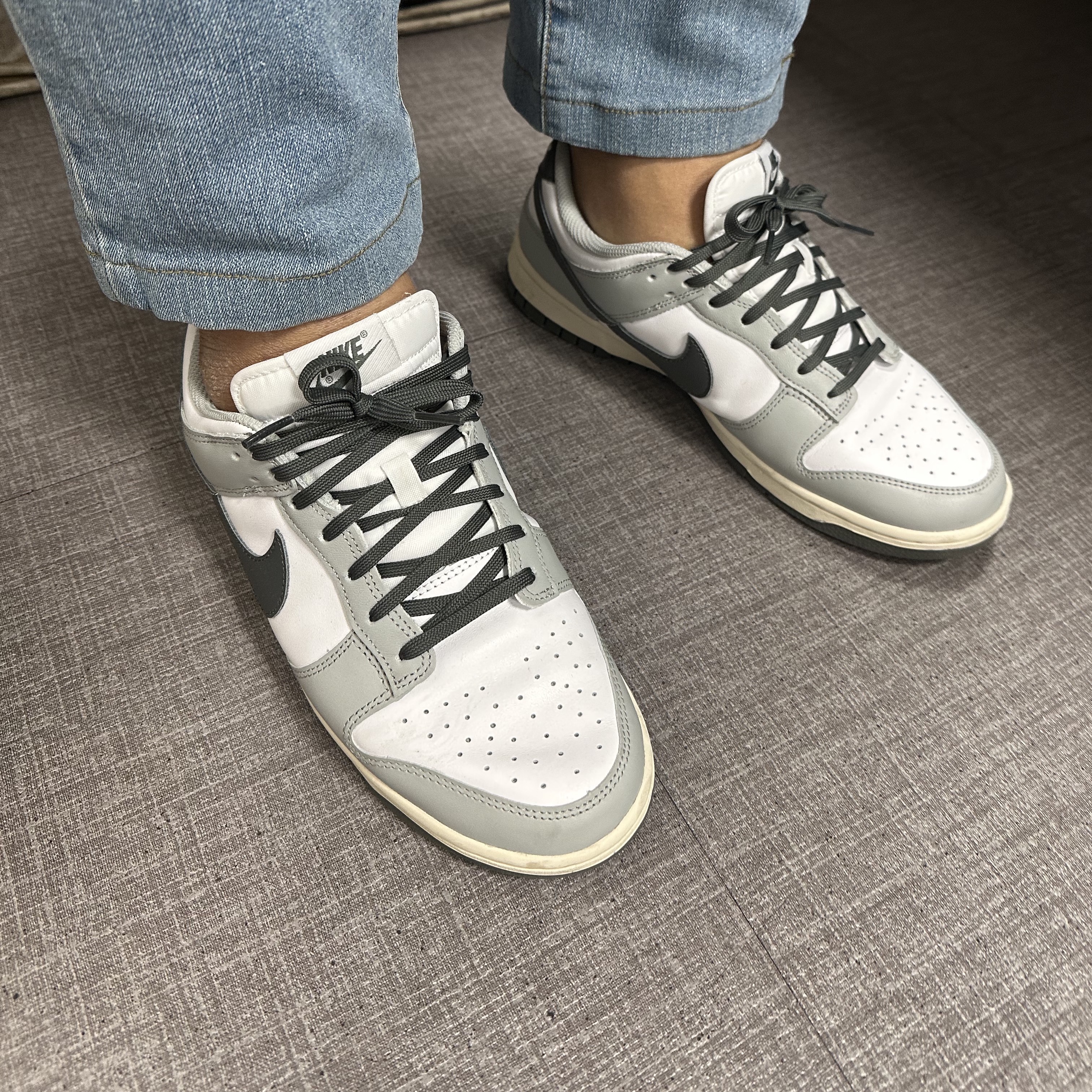(W) Nike Dunk Low Light Smoke Grey 착용 스타일