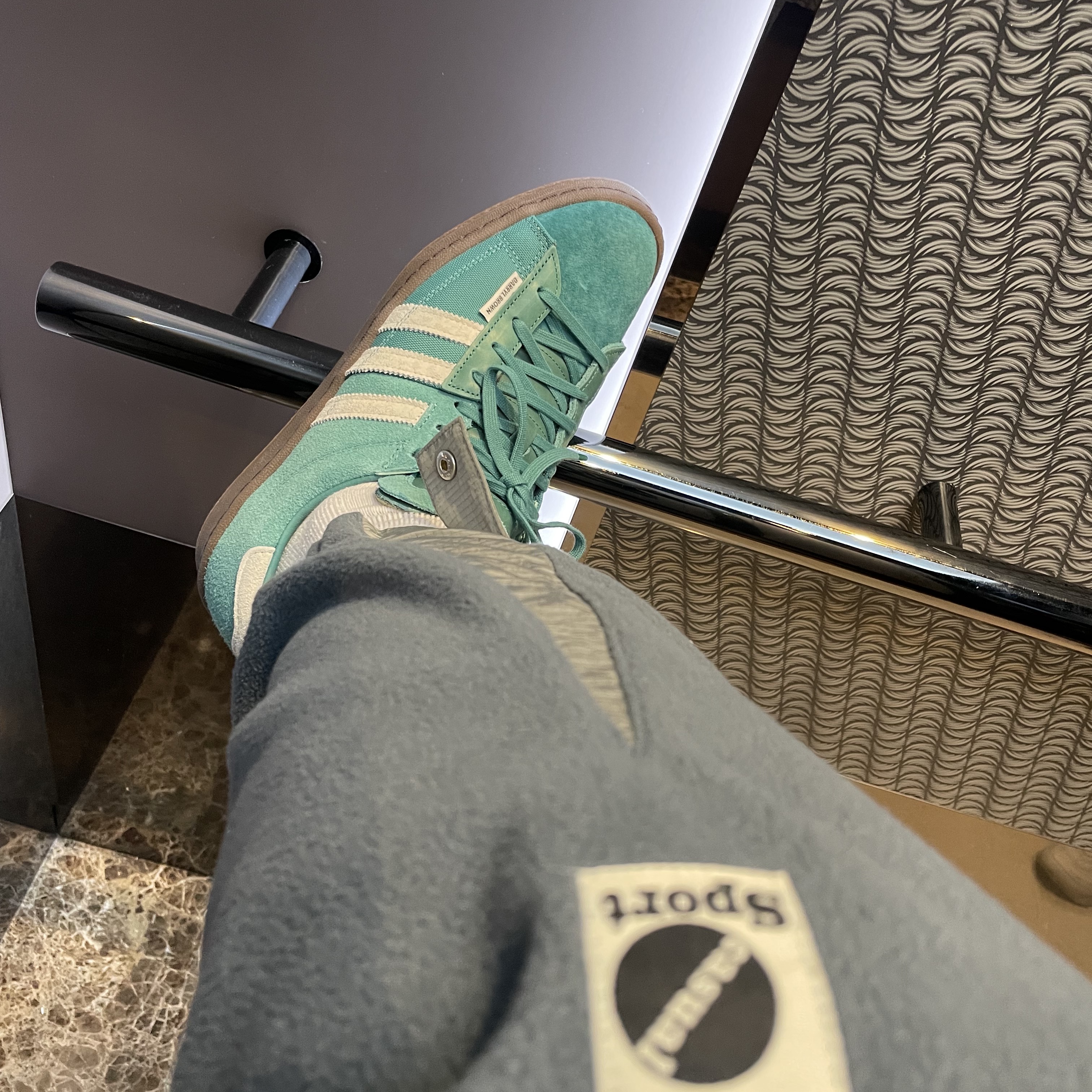 Adidas x Darryl Brown Campus 80 Active Green 착용 스타일