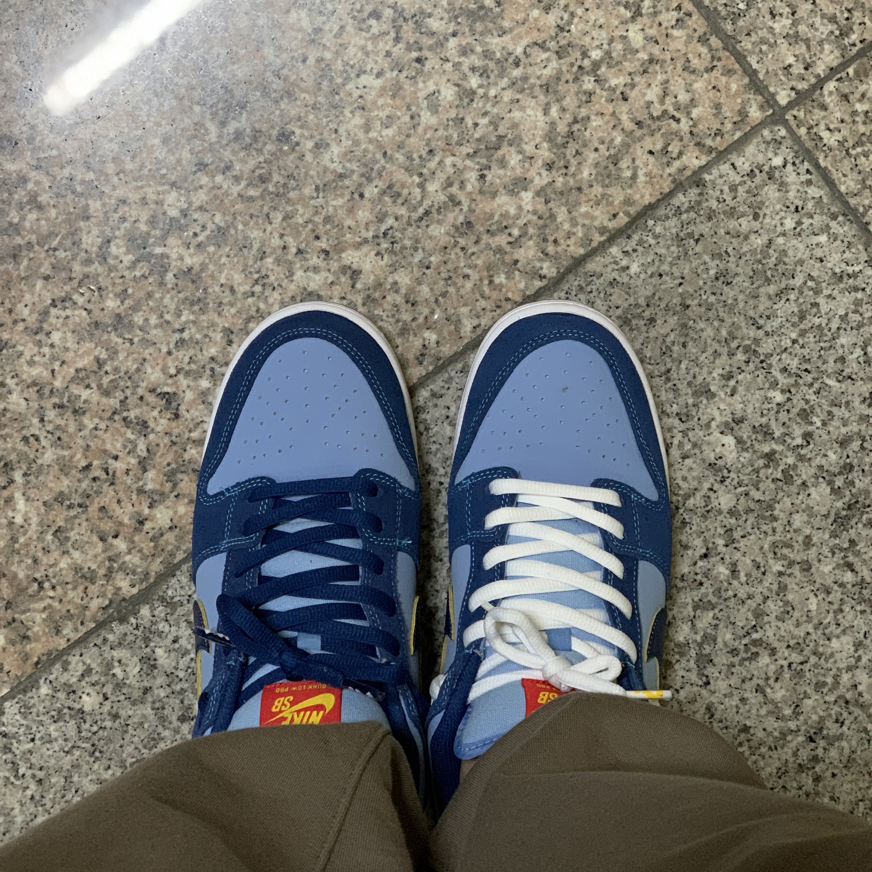 Nike x Why So Sad? SB Dunk Low Pro Coastal Blue 착용 스타일 - 3