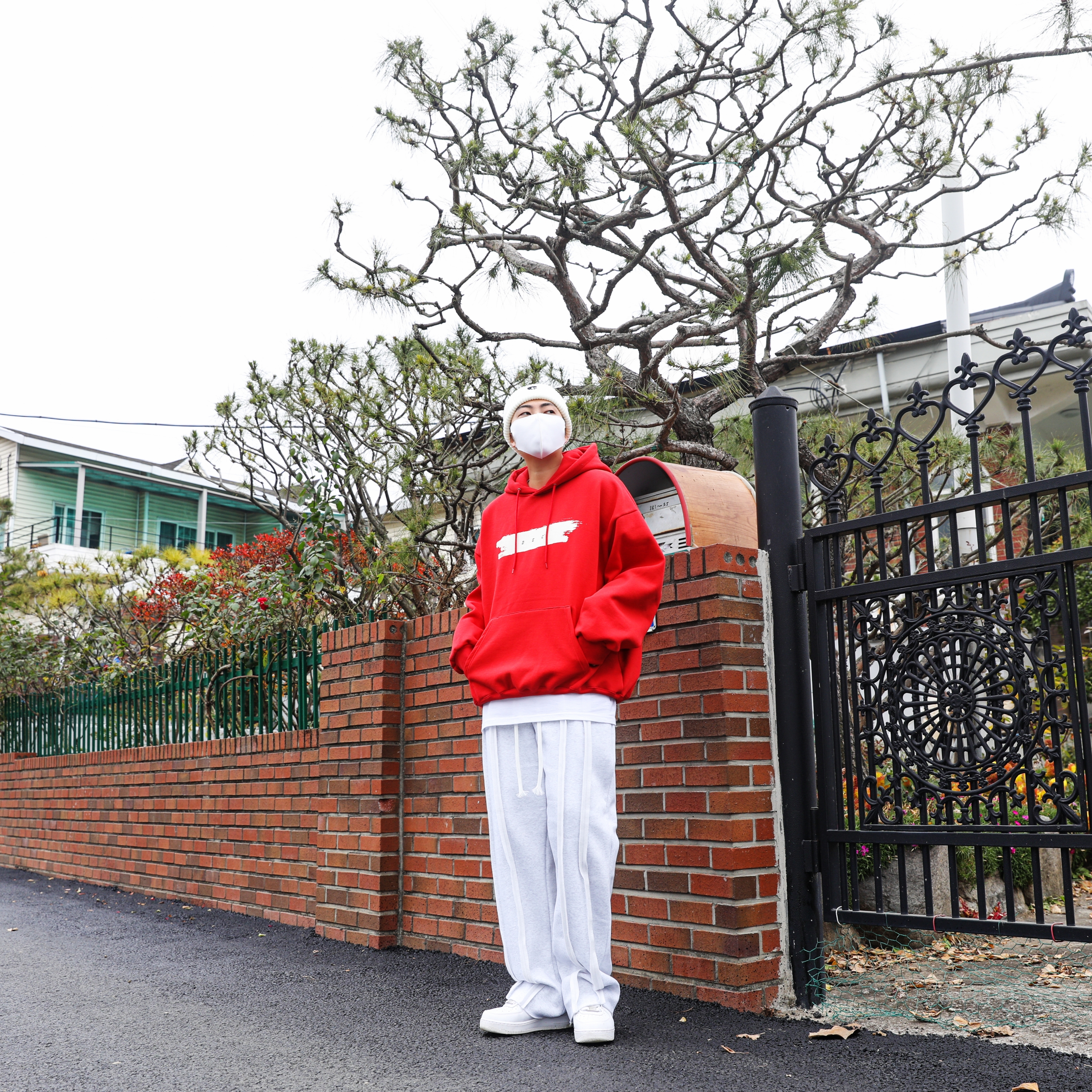 Nike Air Force 1 '07 Low White 착용 스타일 - 1