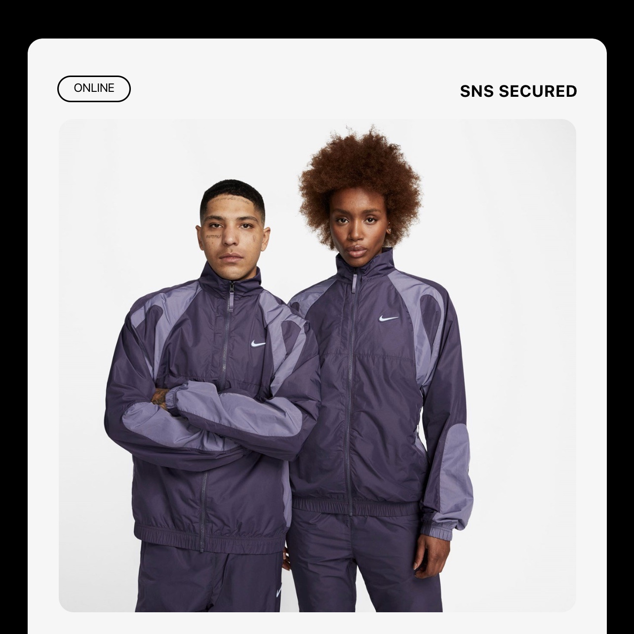 Nike x Drake Nocta NRG Nylon Track Jacket Dark Raisin - Asia, Nike x Drake Nocta NRG Nylon Track Jacket Dark Raisin - US/EU 착용 스타일