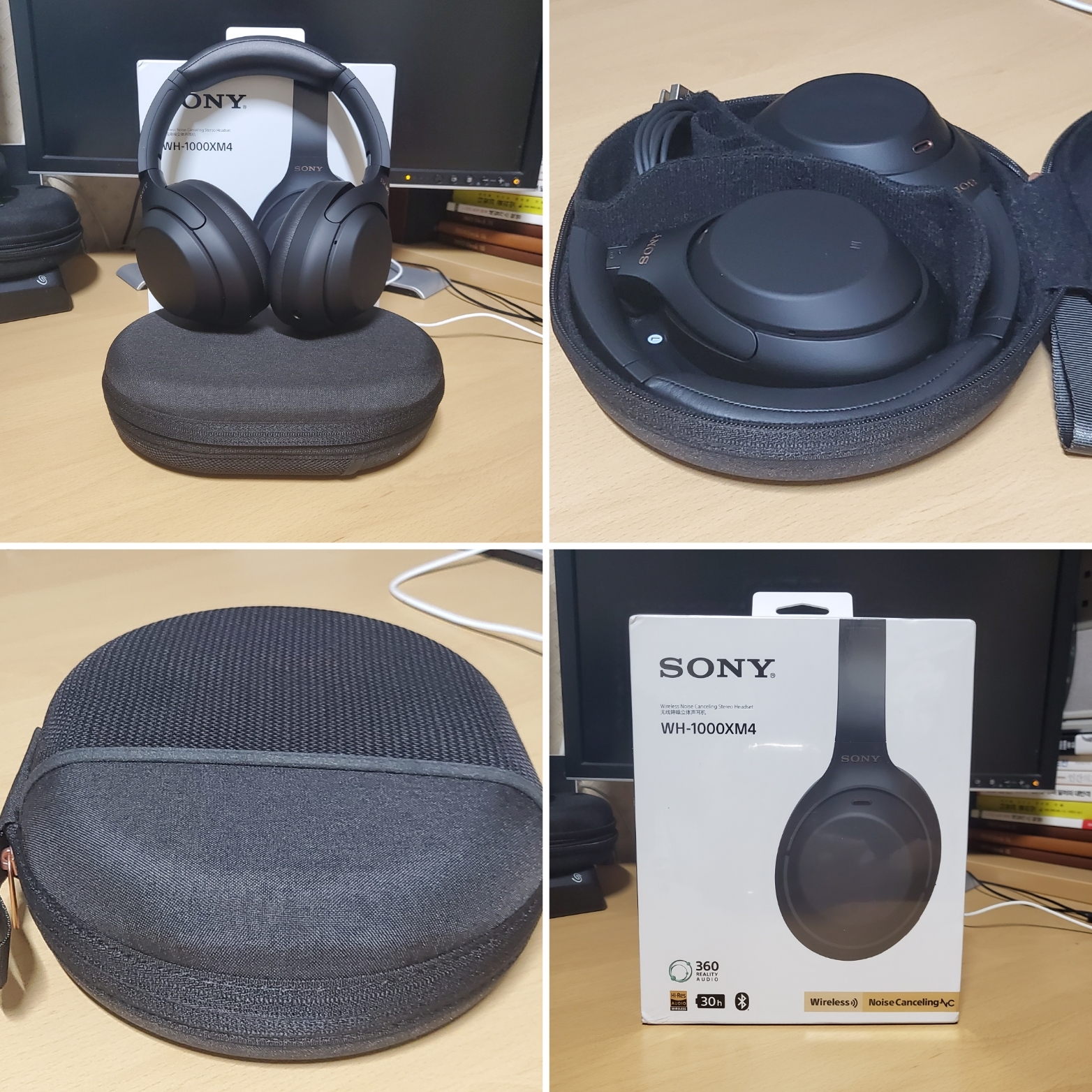 Sony WH-1000XM4 Black (Korean Ver.) 착용 스타일