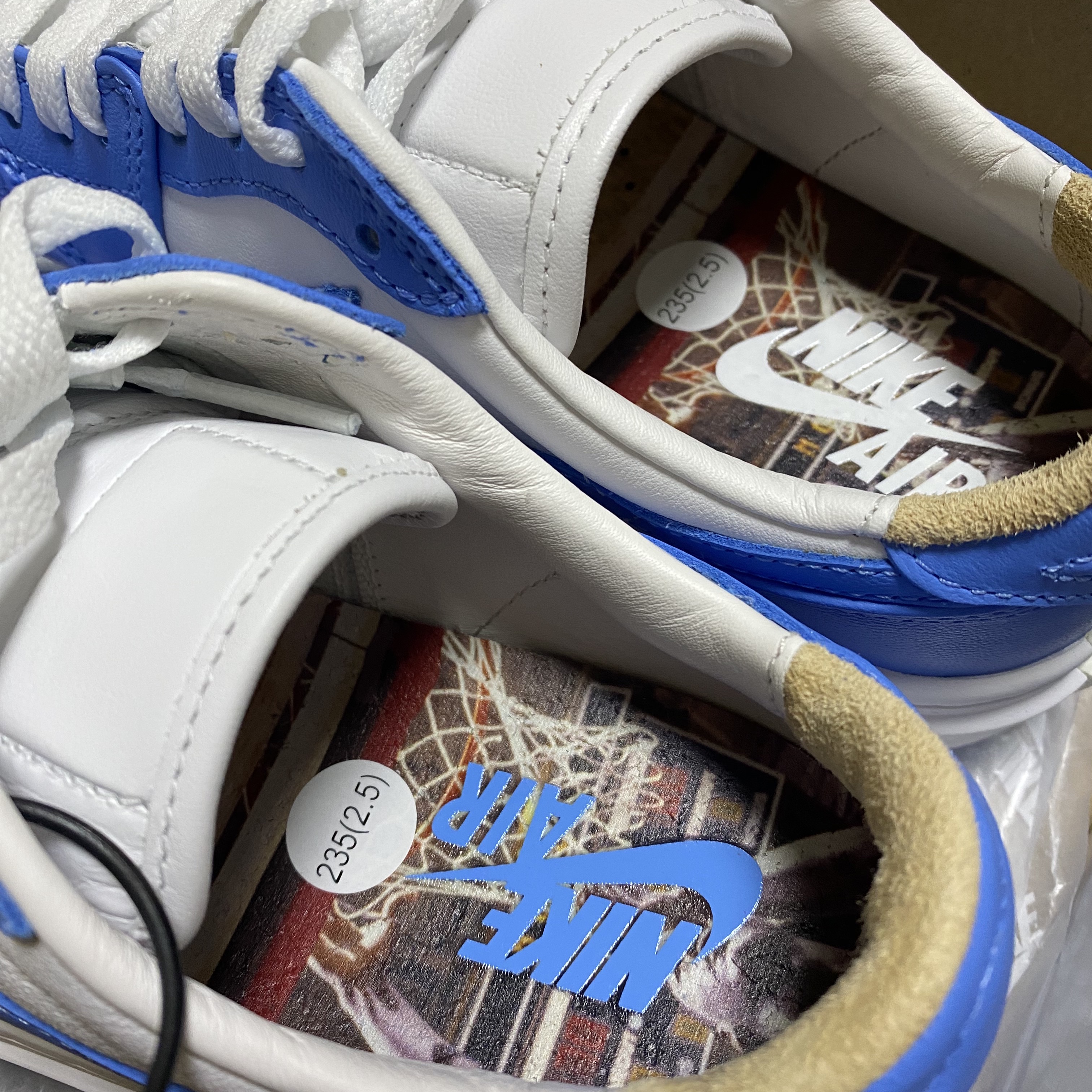 (W) Jordan 1 Elevate Low SE University Blue 착용 스타일 - 3