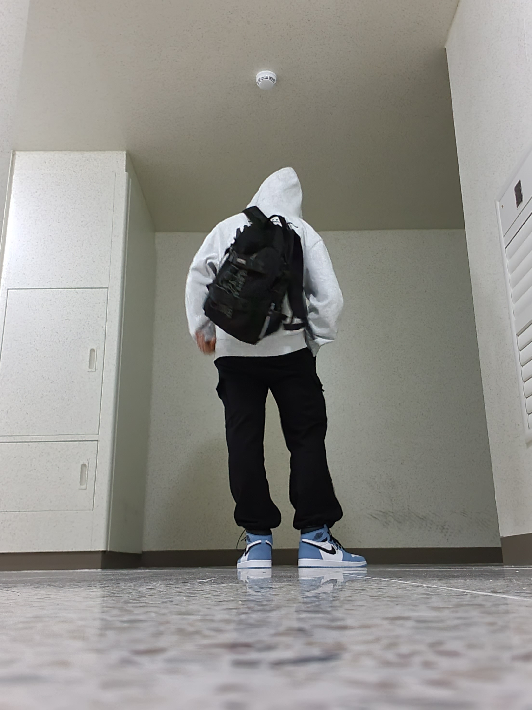 Jordan 1 Retro High OG University Blue, Stussy Stock DSM London Zip Hoodie Ash Heather 2022 착용 스타일 - 2