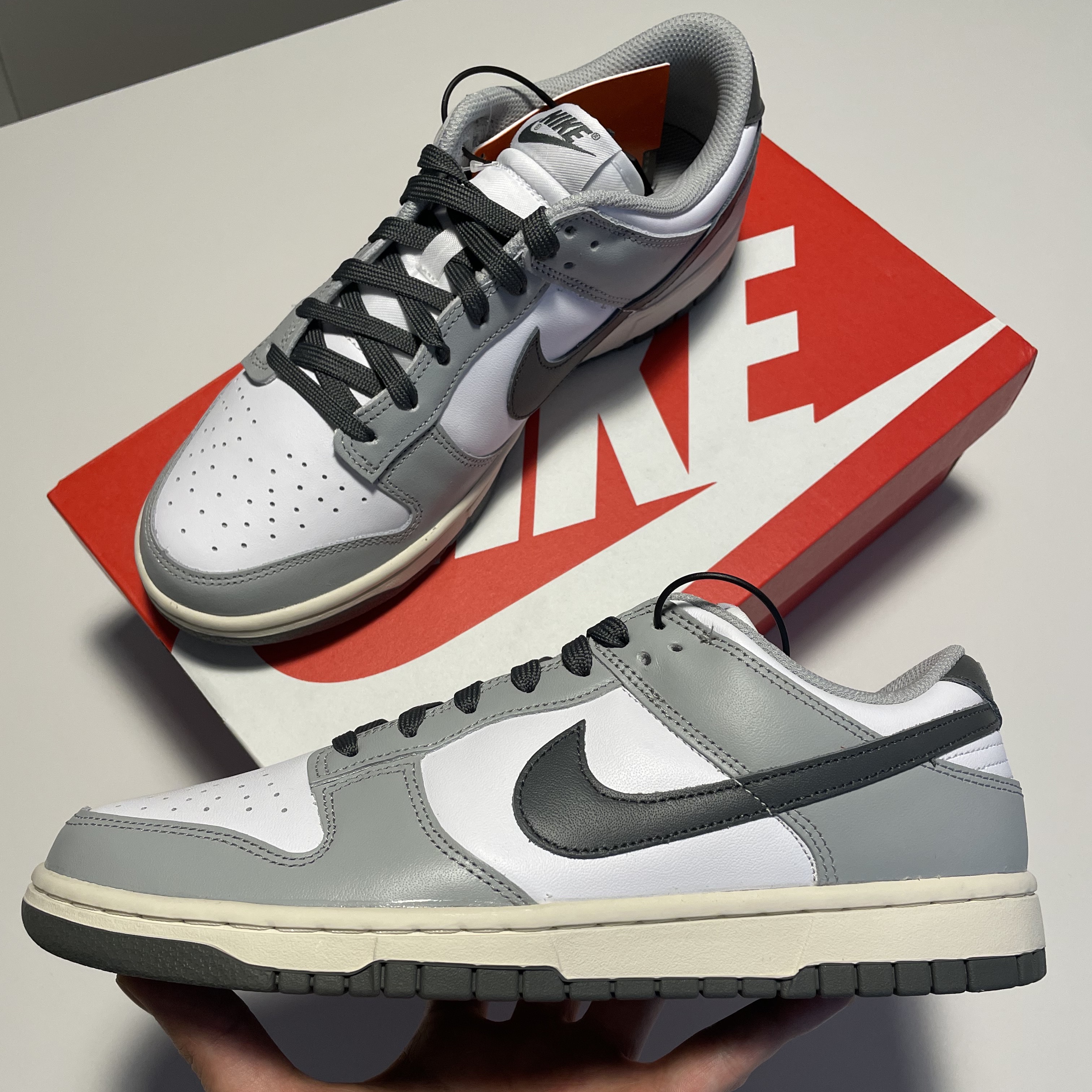 (W) Nike Dunk Low Light Smoke Grey 착용 스타일