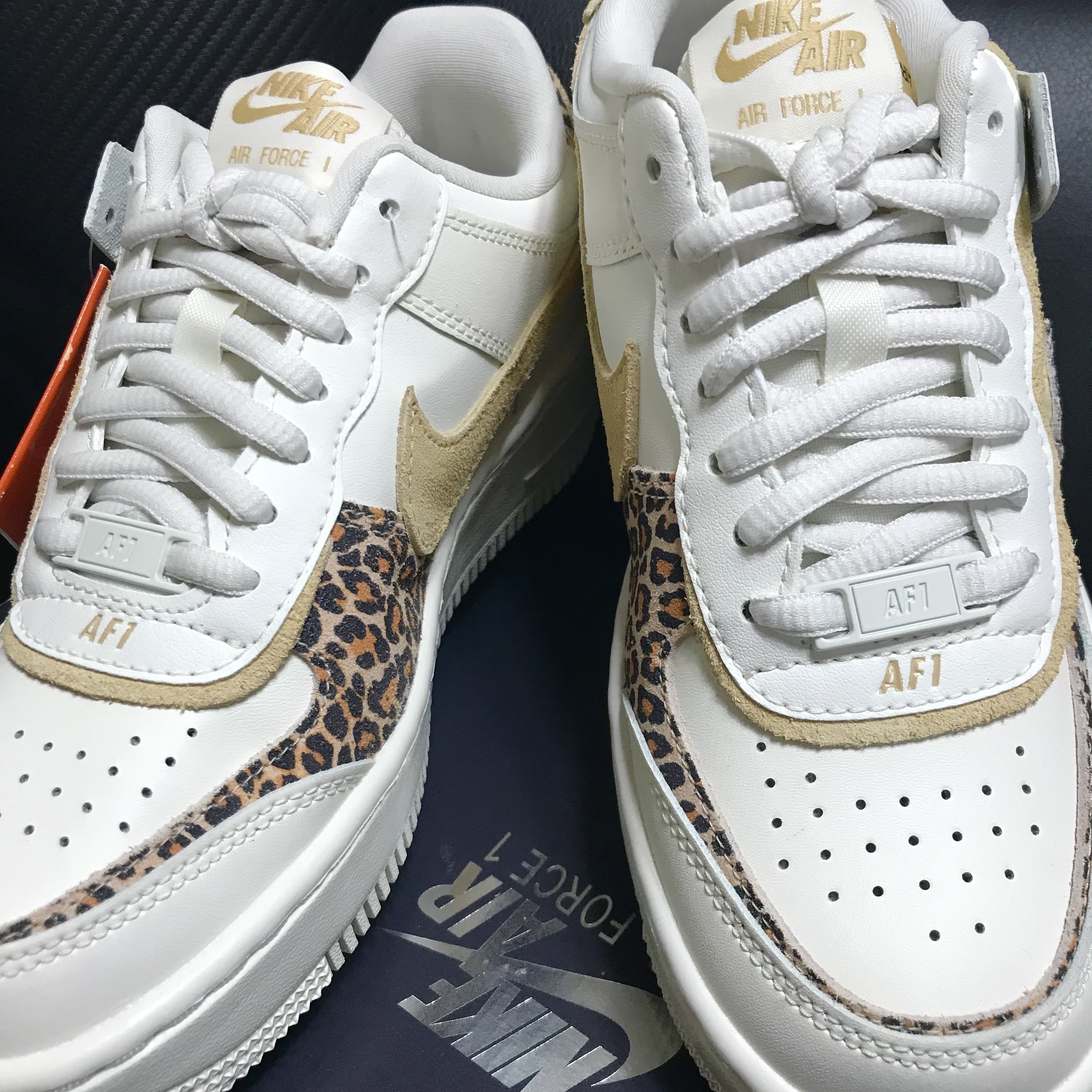 (W) Nike Air Force 1 Shadow Sail Sesame 착용 스타일 - 3