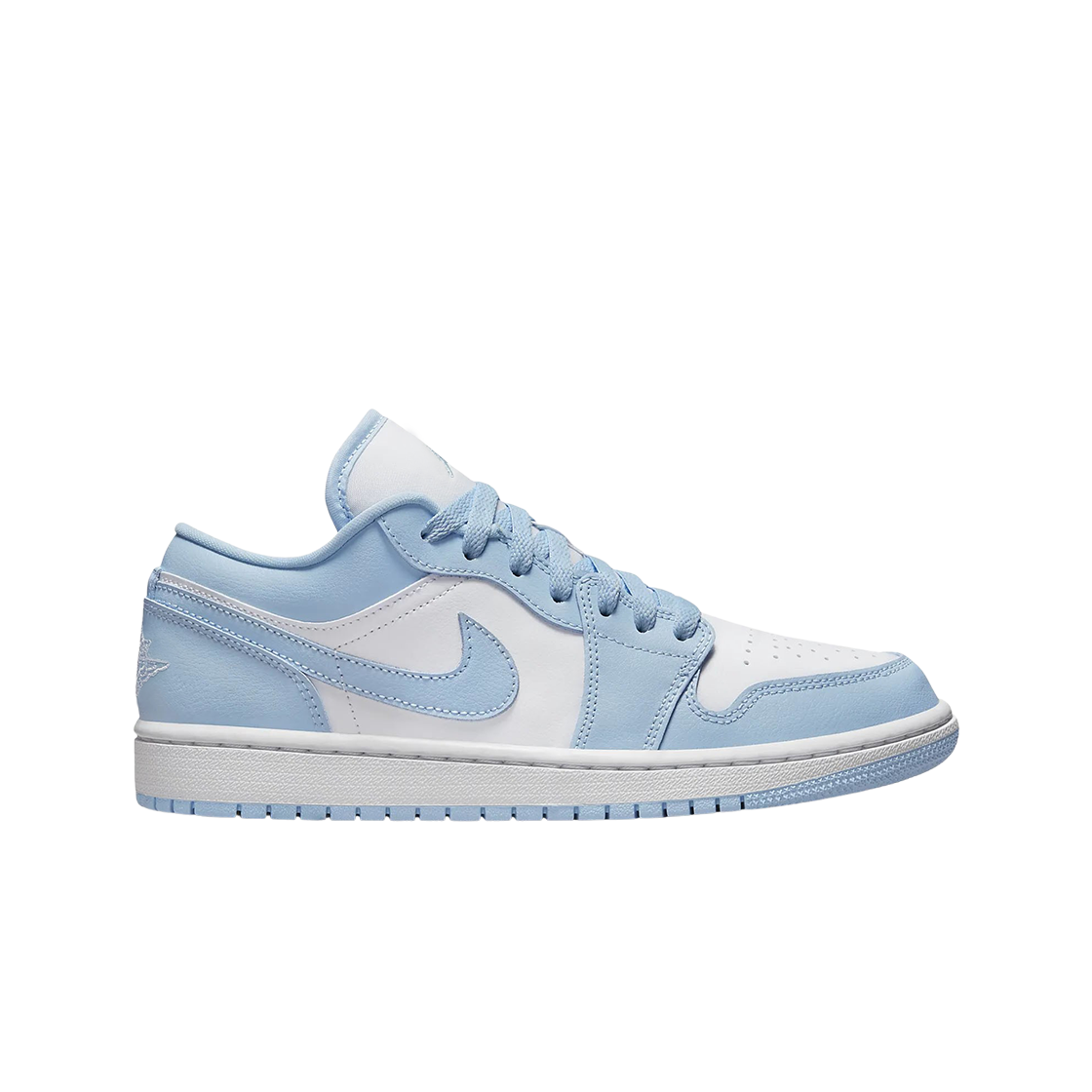 (W) 조던 1 로우 화이트 아이스 블루((W) Jordan 1 Low White Ice Blue)