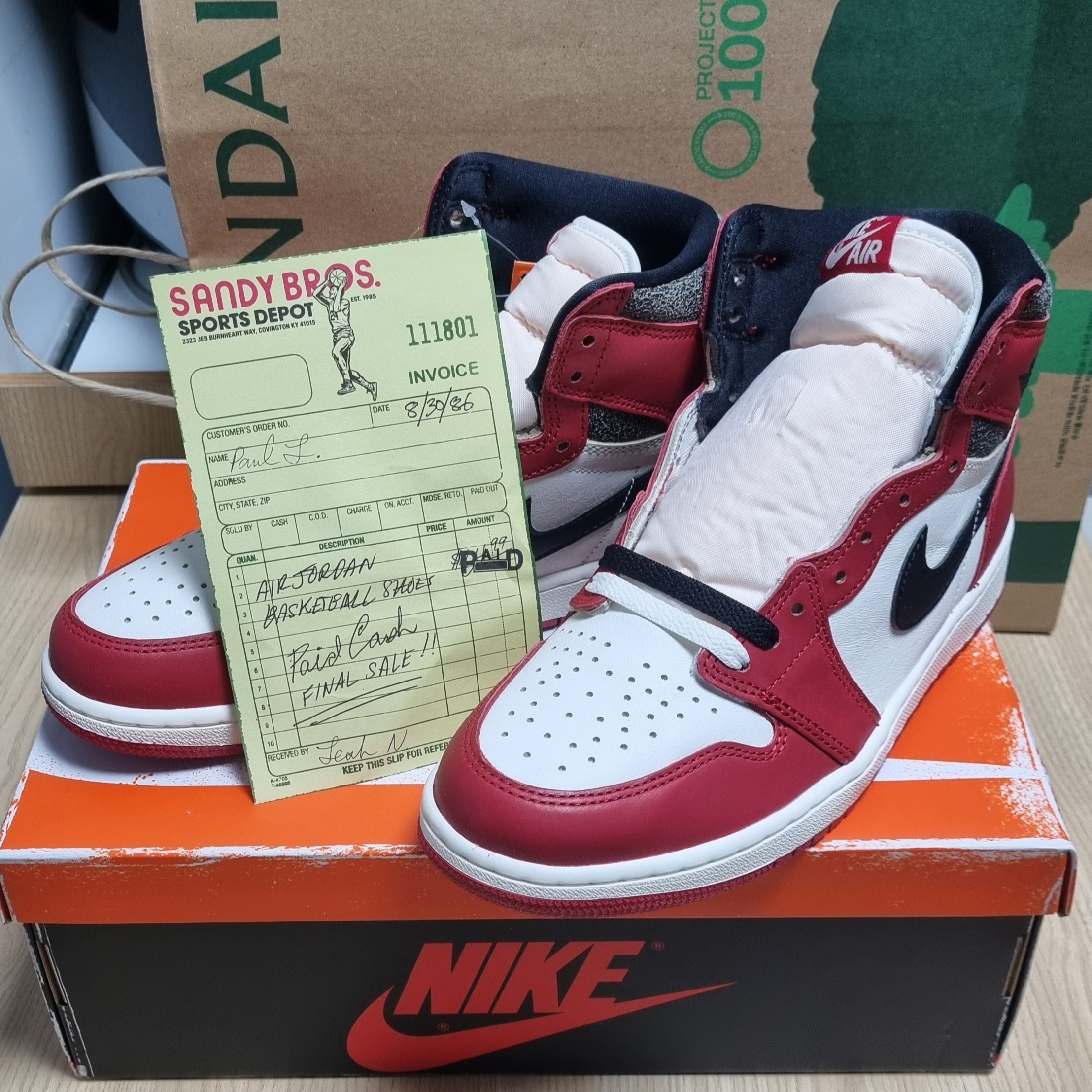 Jordan 1 Retro High OG Chicago 2022 착용 스타일