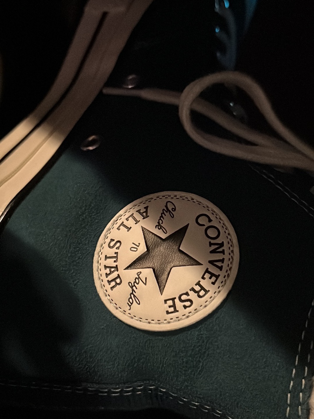 Converse Chuck 70 High Suede Midnight Turquoise 착용 스타일 - 4