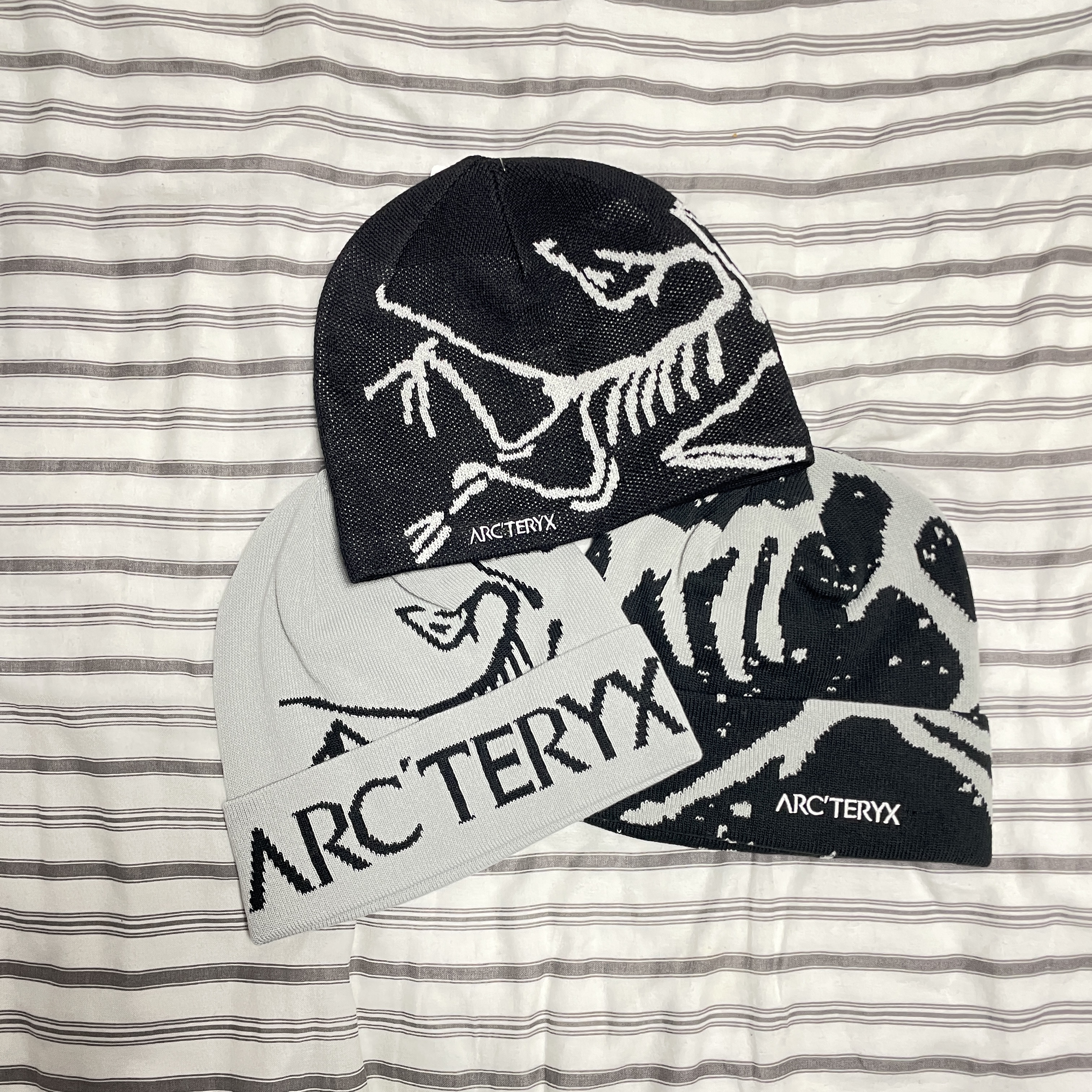 Arc'teryx Bird Head Toque Orca, Arc'teryx Bird Word Toque Orca 착용 스타일