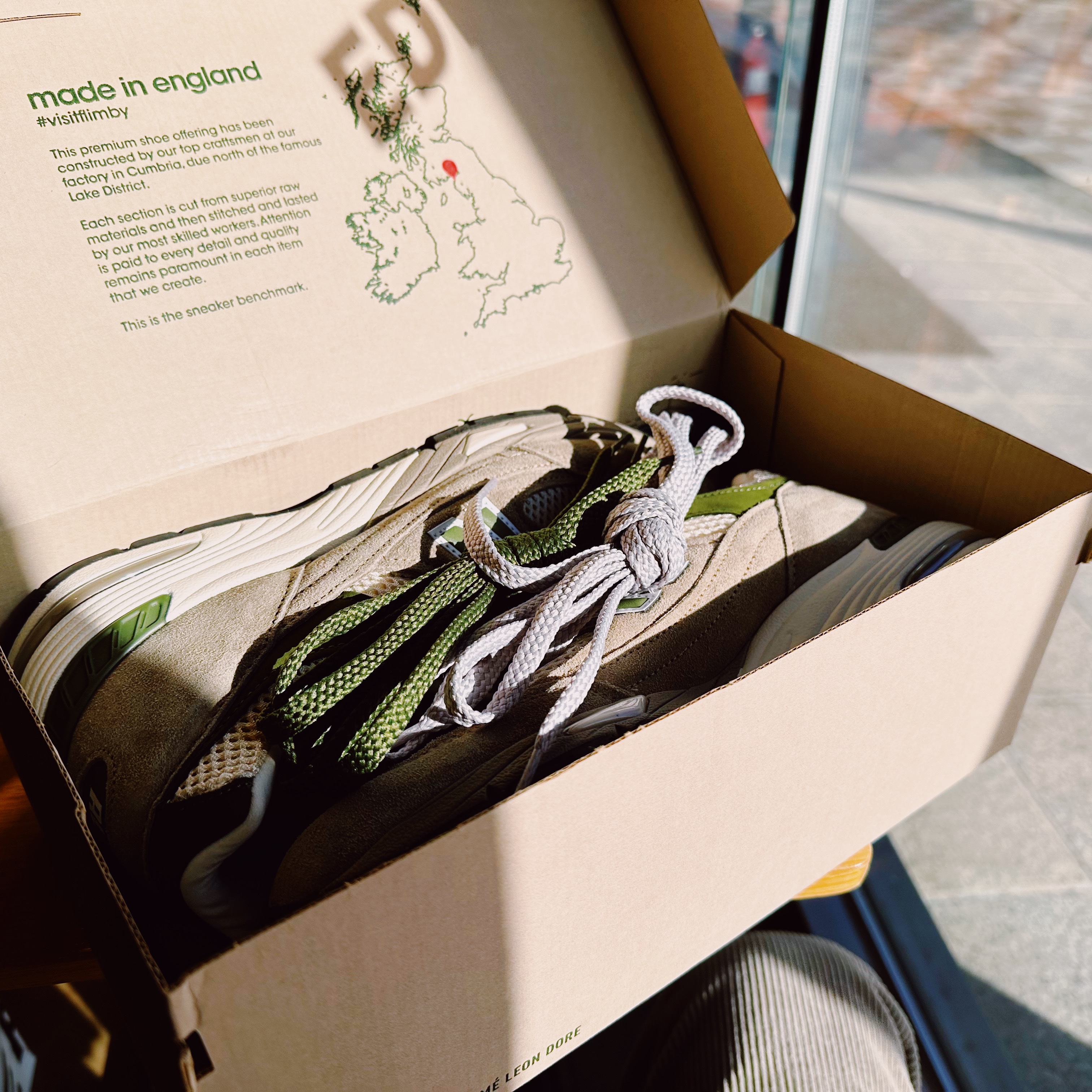 New Balance x Aime Leon Dore 991 Made in UK Grey 착용 스타일 - 2