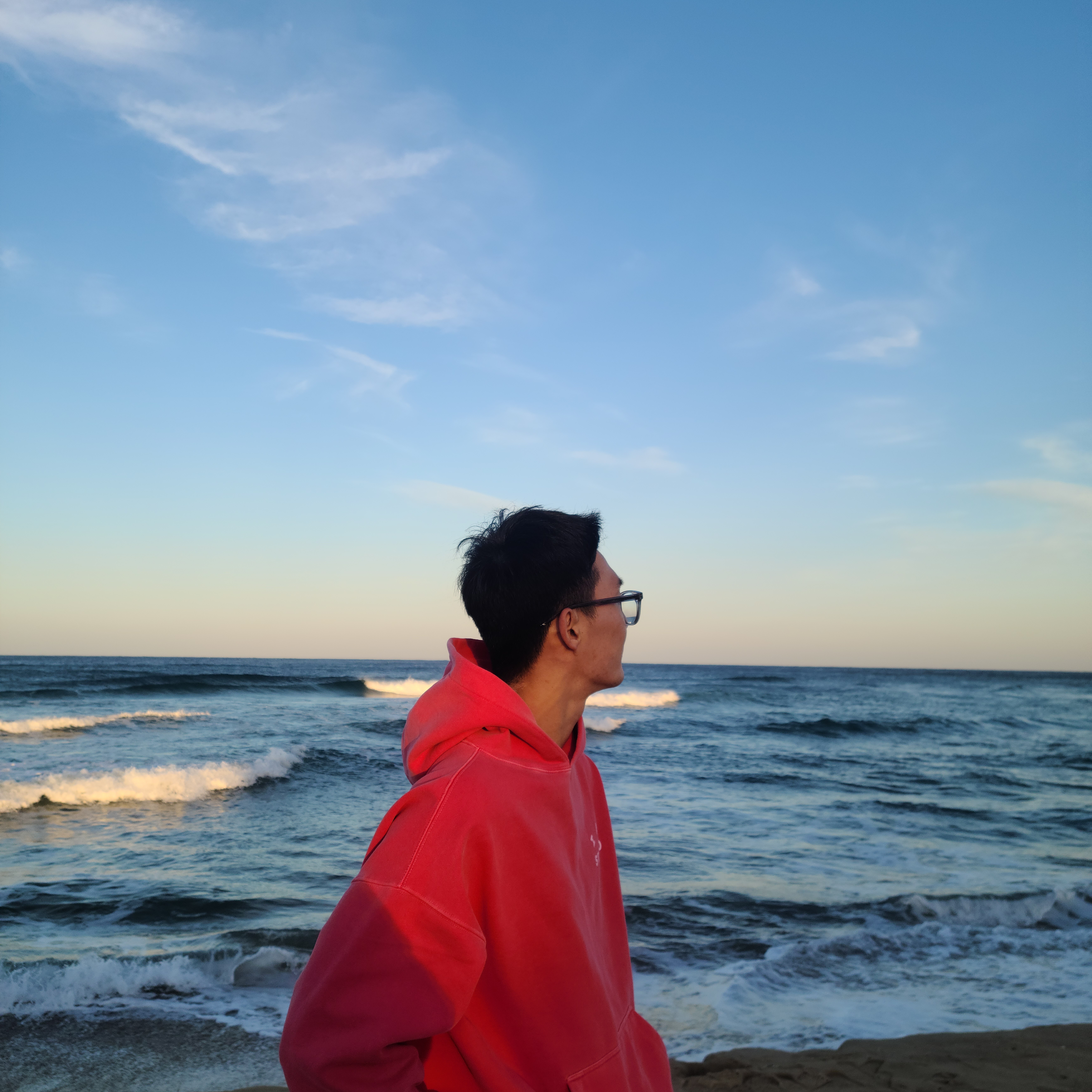 IAB Studio Pigment Hoodie & Sack Coral 착용 스타일 - 1
