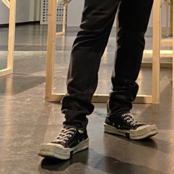 Converse x Drkshdw Turbodrk Chuck 70 Hi Black 착용 스타일