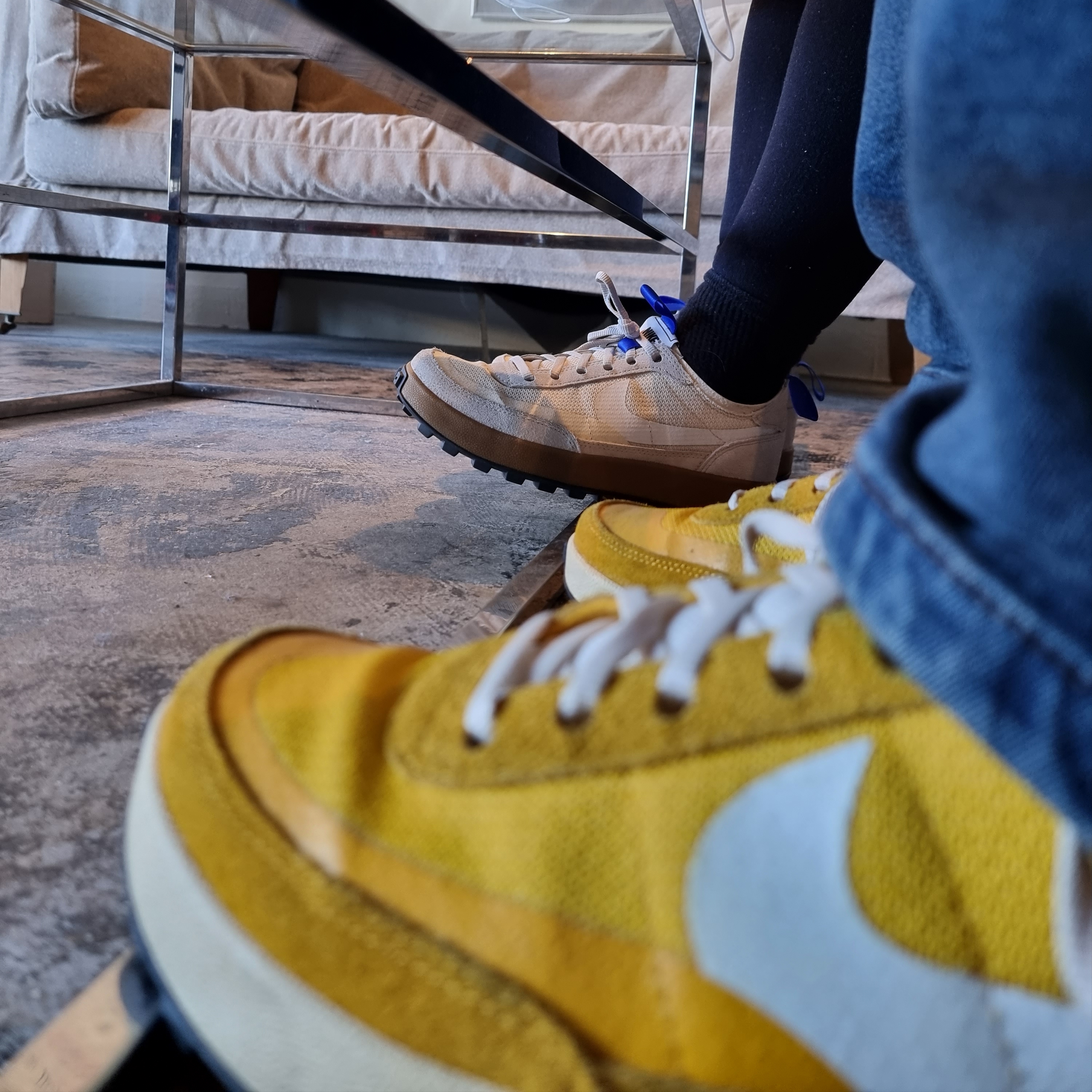 Nike x Tom Sachs General Purpose Shoe Archive, Nike x Tom Sachs General Purpose Shoe Light Cream 착용 스타일