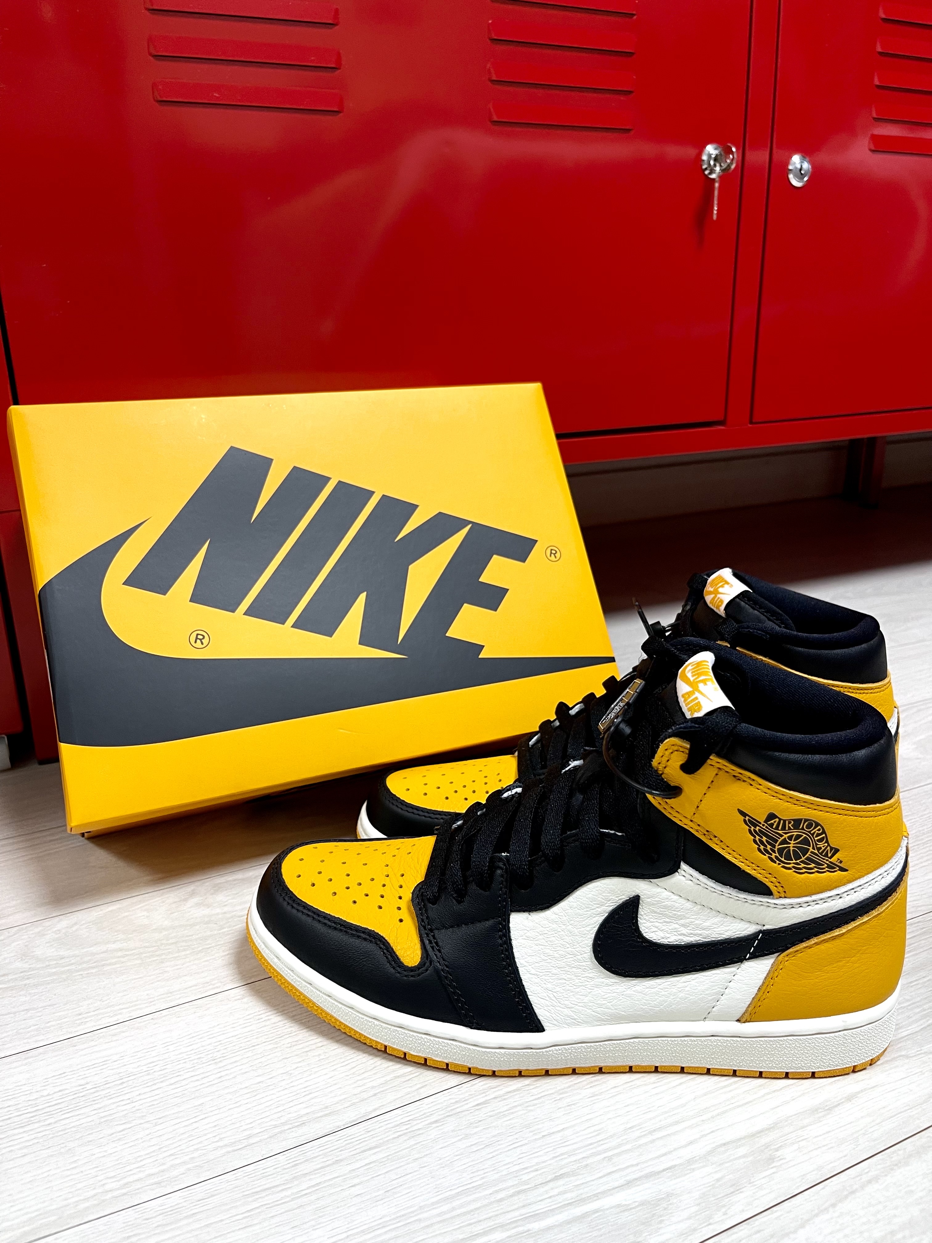 Jordan 1 Retro High OG Taxi 착용 스타일 - 3