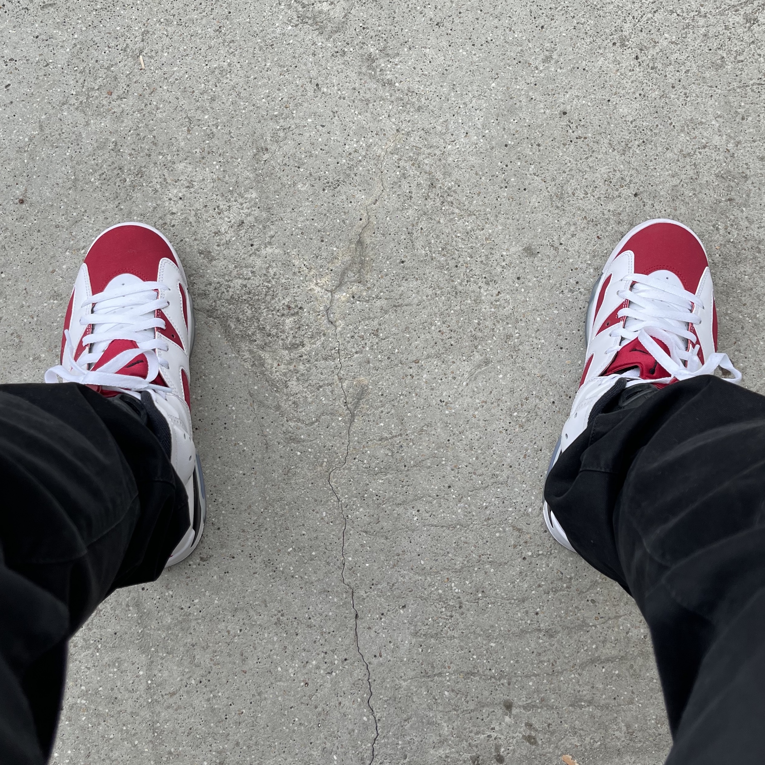 Stone Island 313L1 Old Dye Treatment Cargo Pants Black - 21FW, Jordan 6 Retro Carmine 2021 착용 스타일 - 2