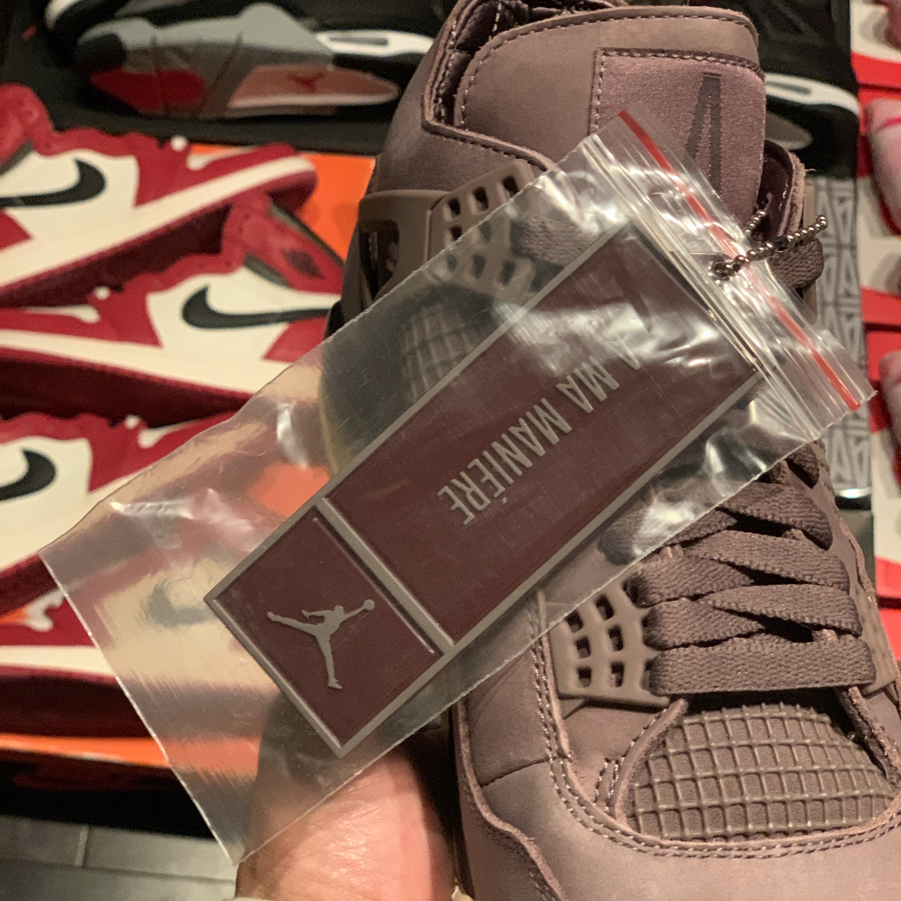 Jordan 4 x A Ma Maniere Retro Violet Ore 착용 스타일 - 4