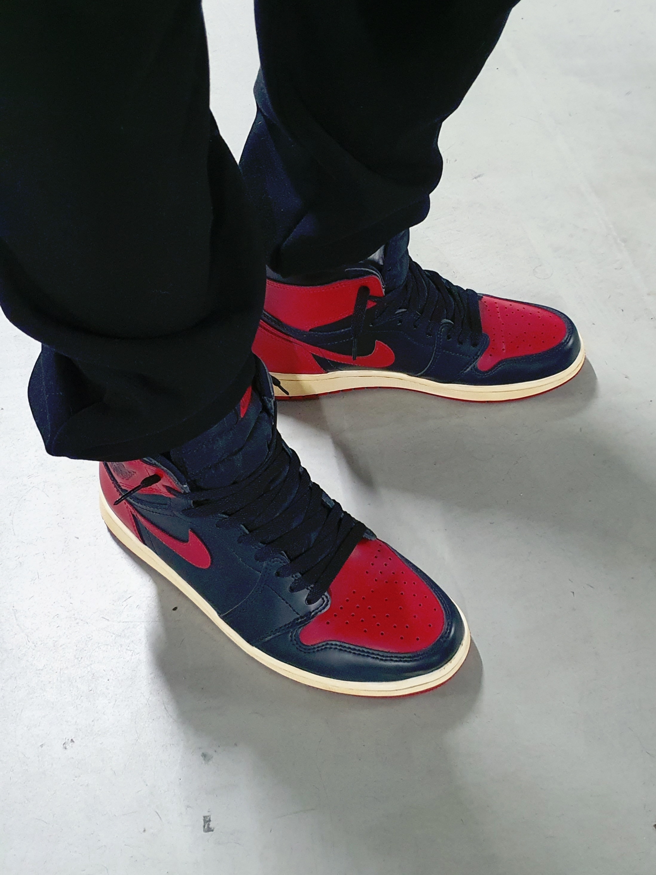 Jordan 1 Retro High OG Bred Banned 2016 착용 스타일 - 2