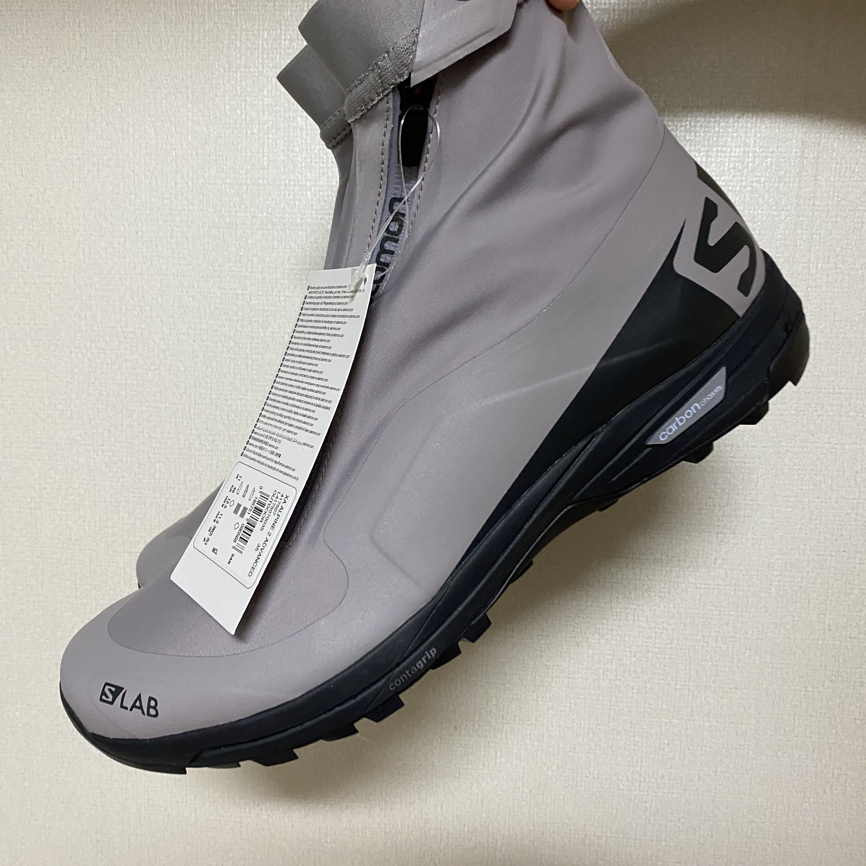 Salomon XA-Alpine 2 ADV Gull Phantom 착용 스타일 - 2