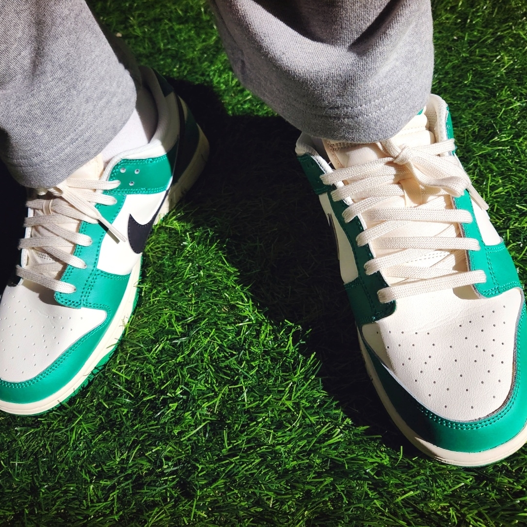 Nike Dunk Low Retro SE Jackpot Malachite 착용 스타일 - 4