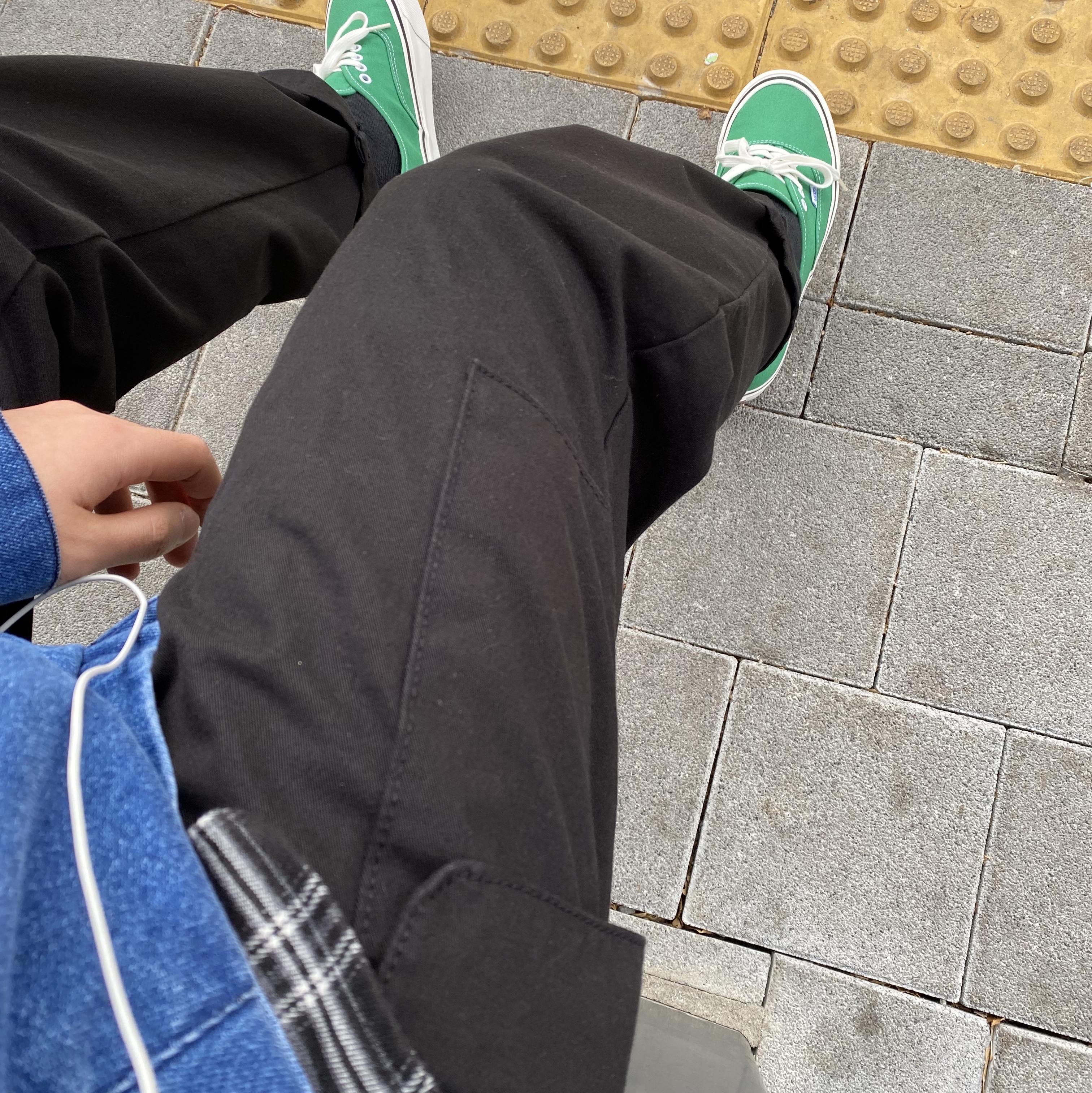 Vans Authentic 44 DX Anaheim Factory Emerald Green 착용 스타일 - 5