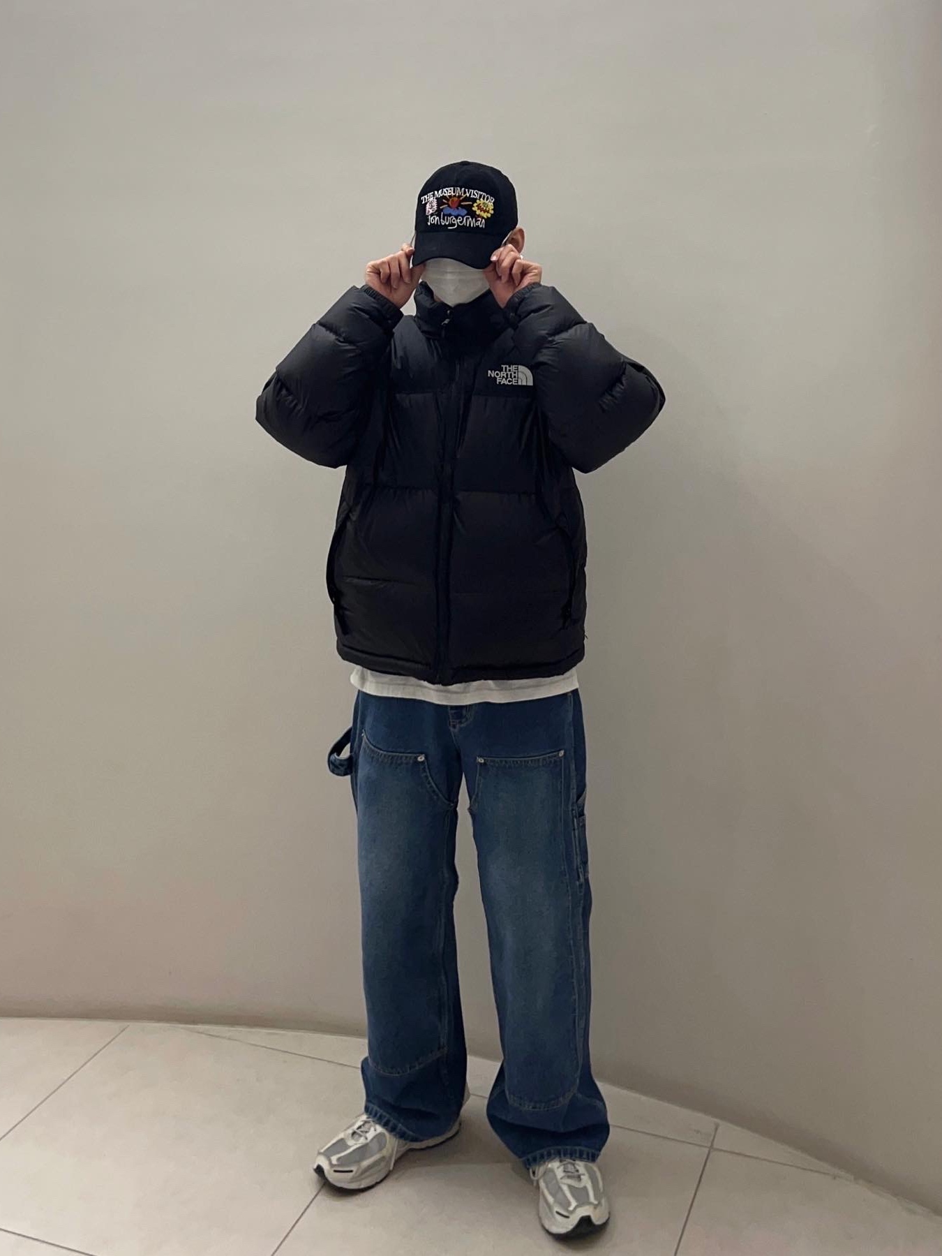 The North Face 1996 Eco Nuptse Jacket Black, Nike x A-Cold-Wall Zoom Vomero 5 Sail 착용 스타일 - 2