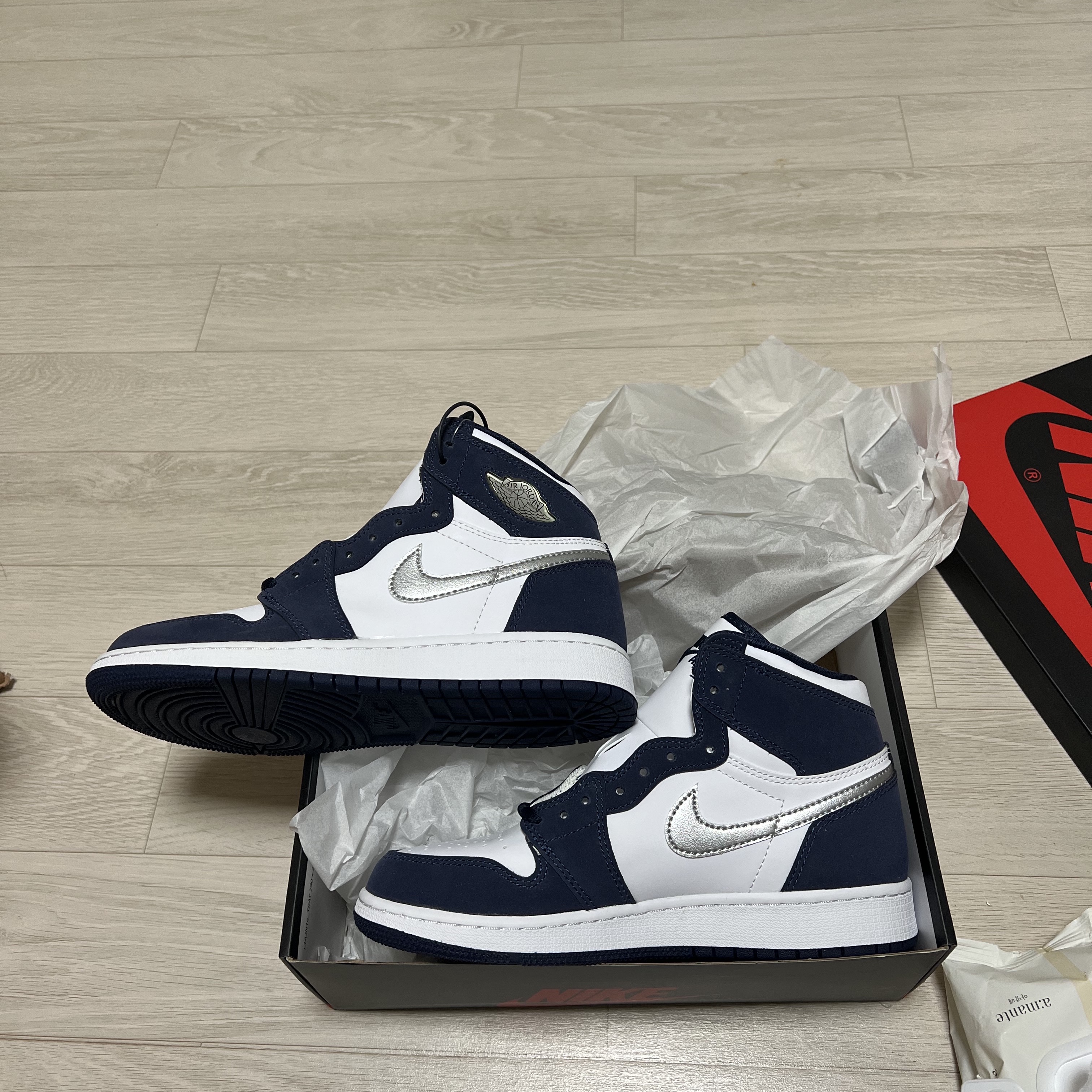 (GS) Jordan 1 Retro High OG CO.JP Midnight Navy 착용 스타일