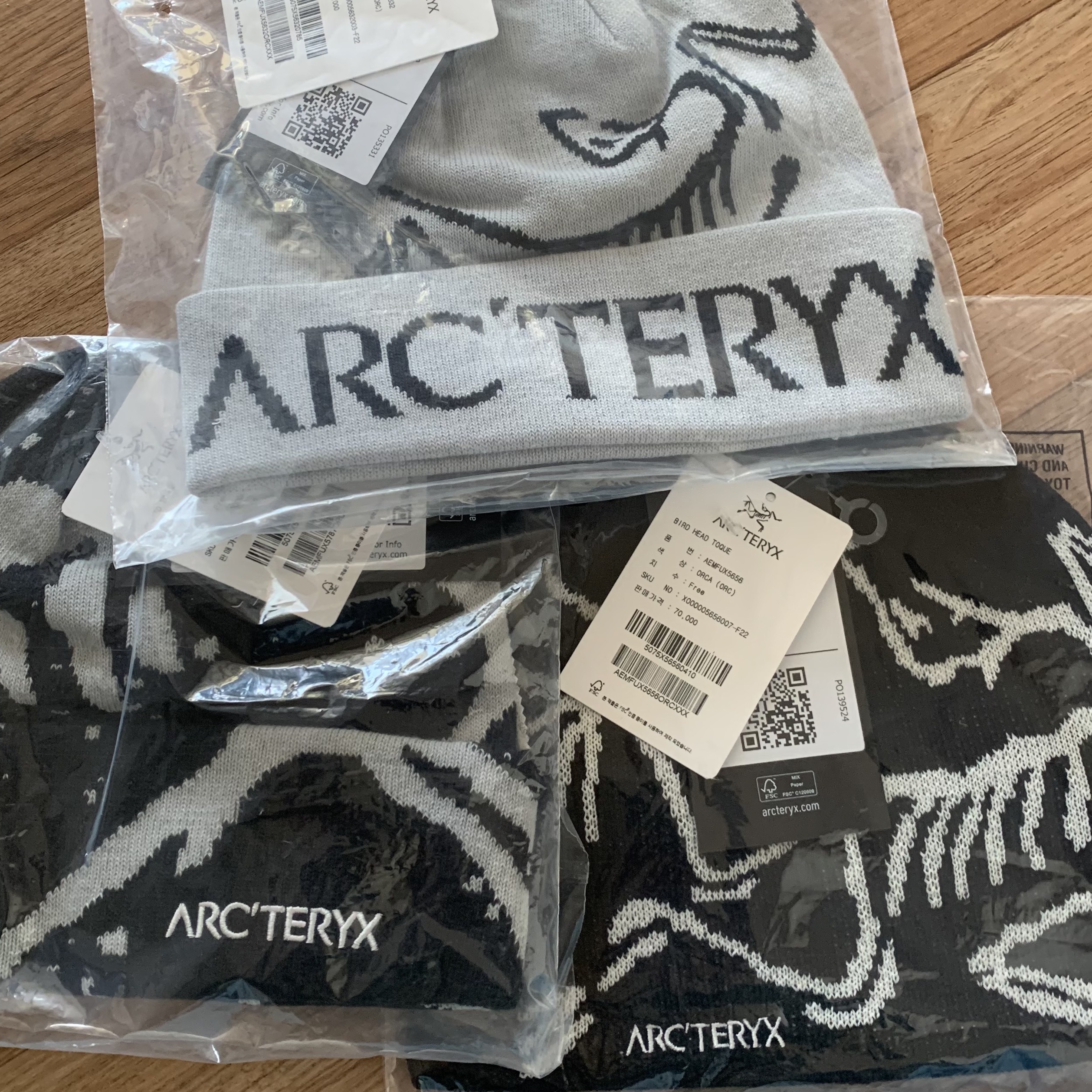 Arc'teryx Bird Head Toque Orca 착용 스타일