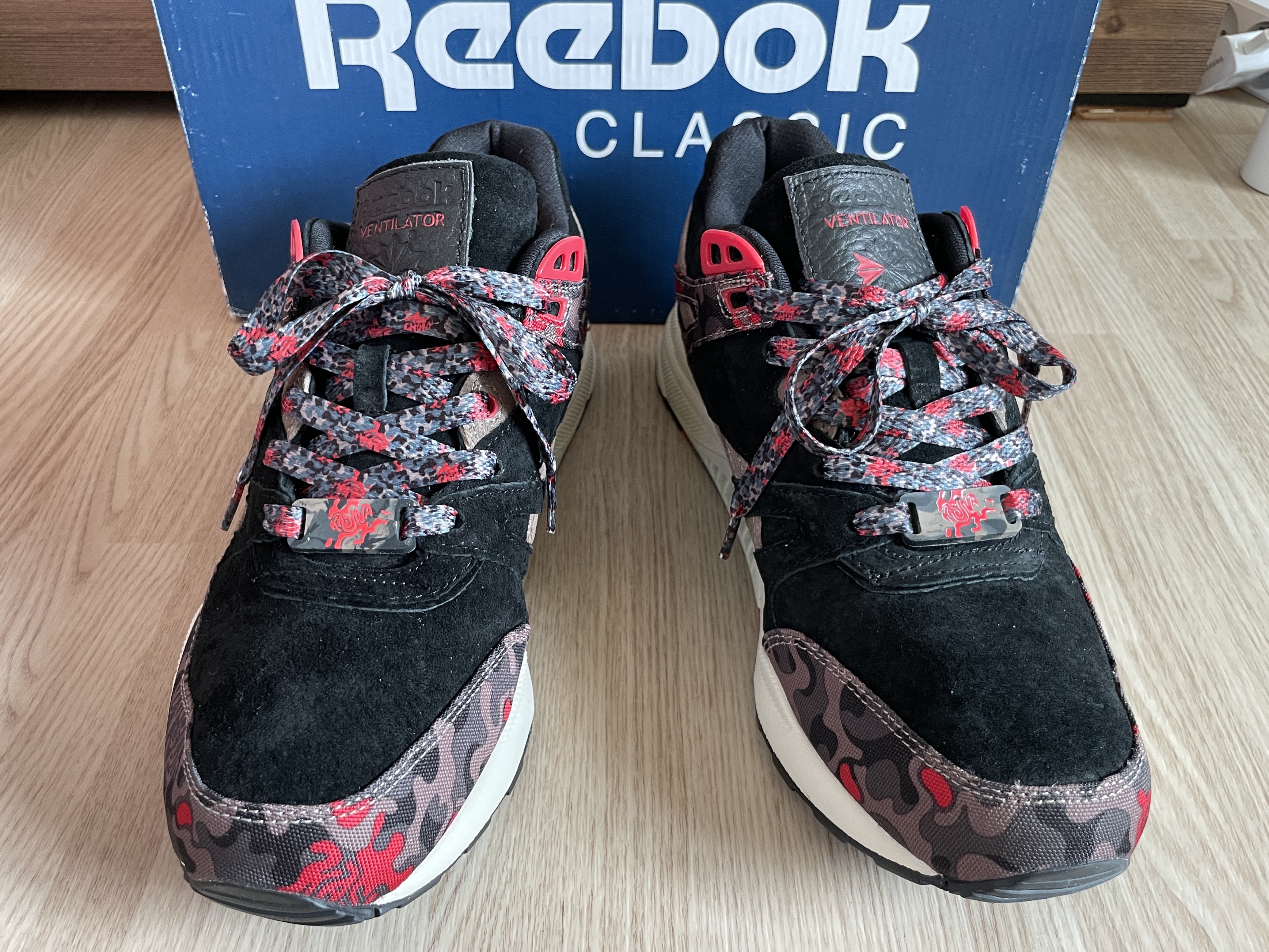 Reebok x Mighty Healthy Ventilator Black Grey 착용 스타일 - 2