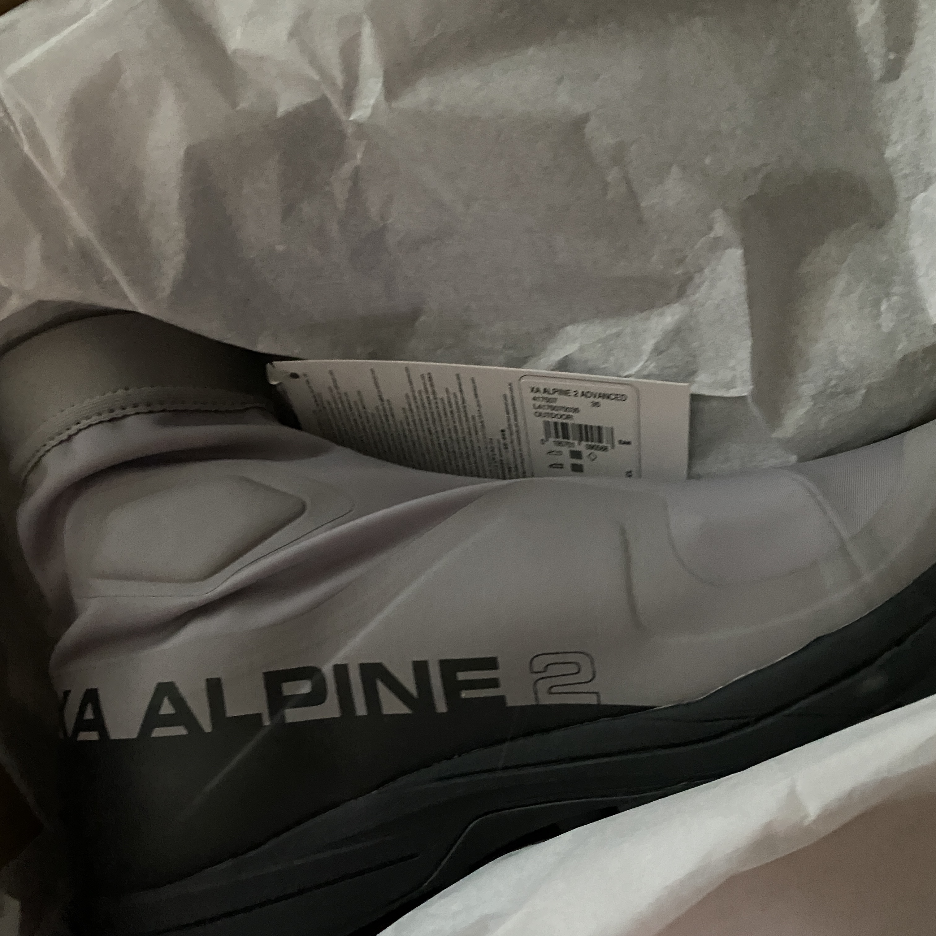 Salomon XA-Alpine 2 ADV Gull Phantom 착용 스타일 - 3