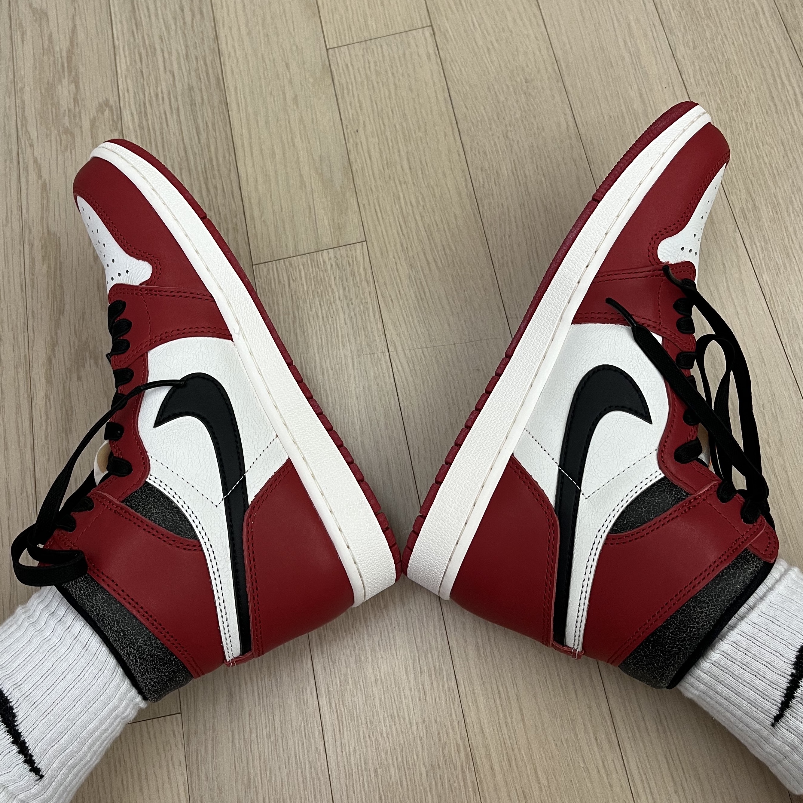 Jordan 1 Retro High OG Chicago 2022 착용 스타일 - 5