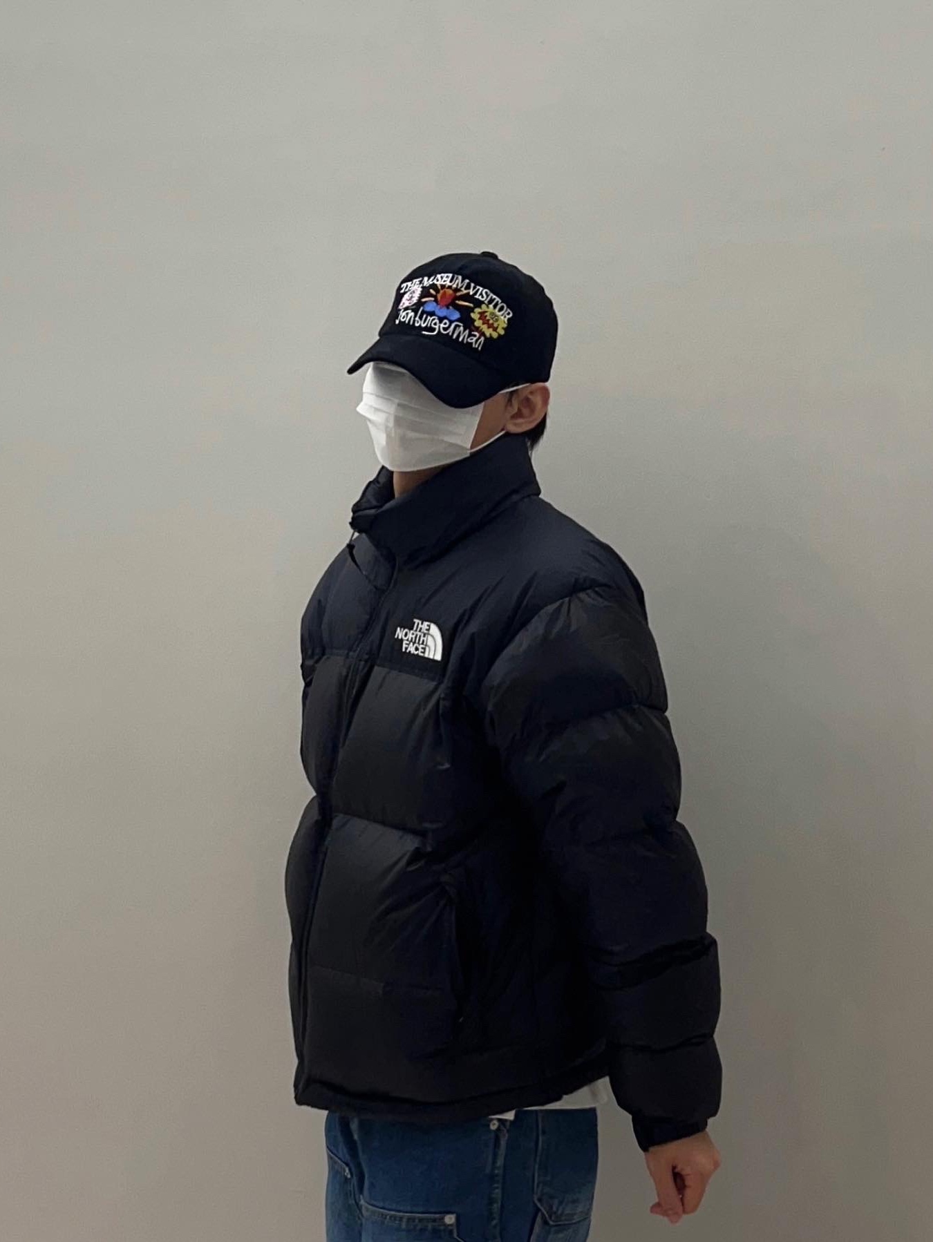 The North Face 1996 Eco Nuptse Jacket Black, Nike x A-Cold-Wall Zoom Vomero 5 Sail 착용 스타일 - 3