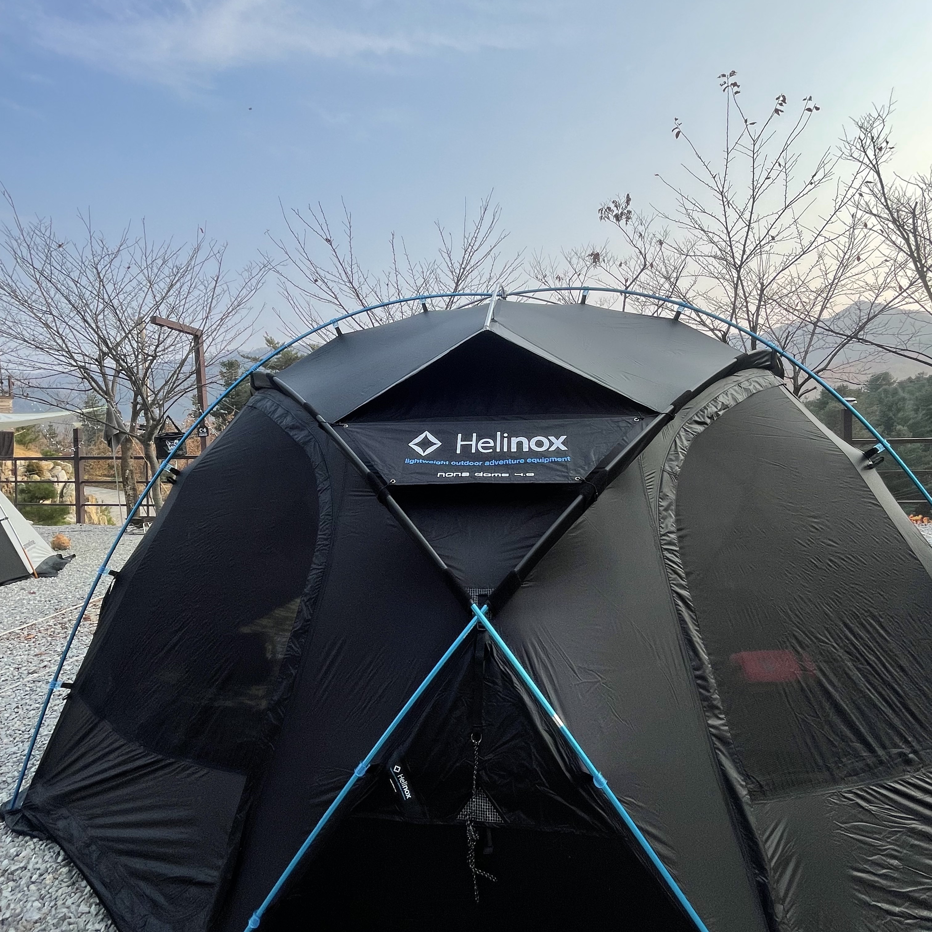 Helinox Nona Dome 4.0 Black 착용 스타일