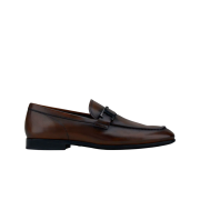 Tod's T Timeless Leather Loafers Brown