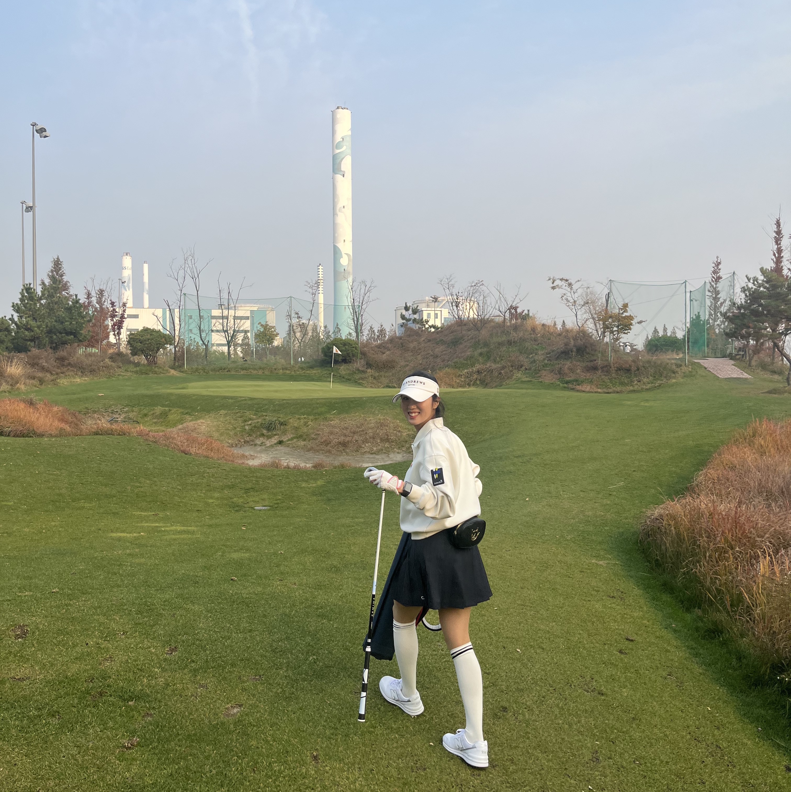 New Balance 996 Golf White 착용 스타일 - 3