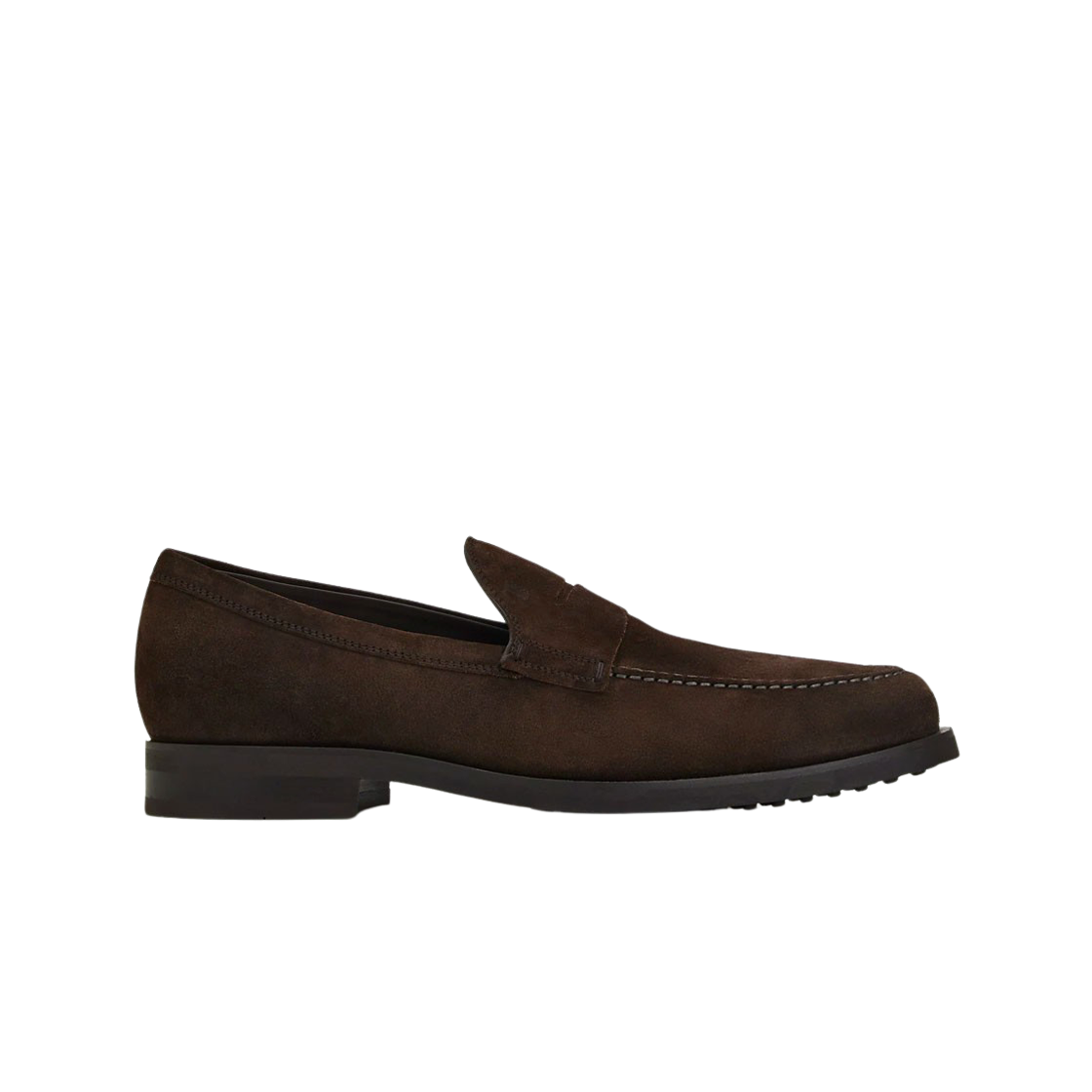 토즈 스탬프 모노그램 스웨이드 로퍼 브라운(Tod's Stamped Monogram Suede Loafers Brown) - 1