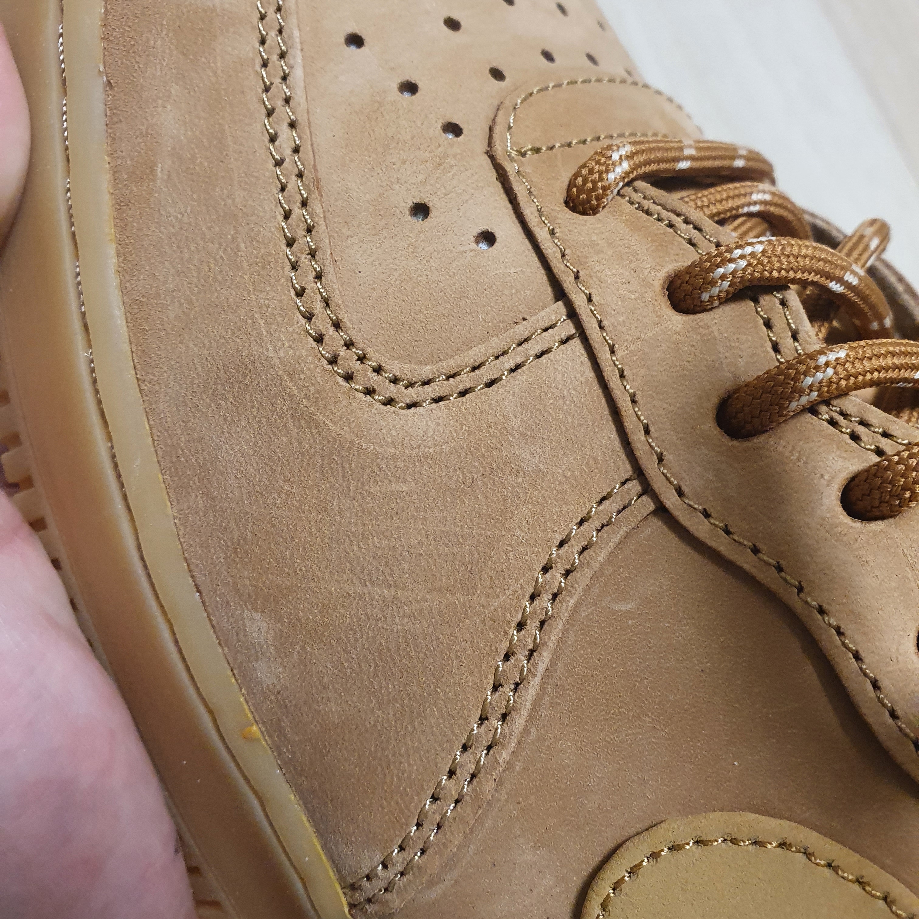 Nike Air Force 1 '07 WB Flax 착용 스타일 - 4