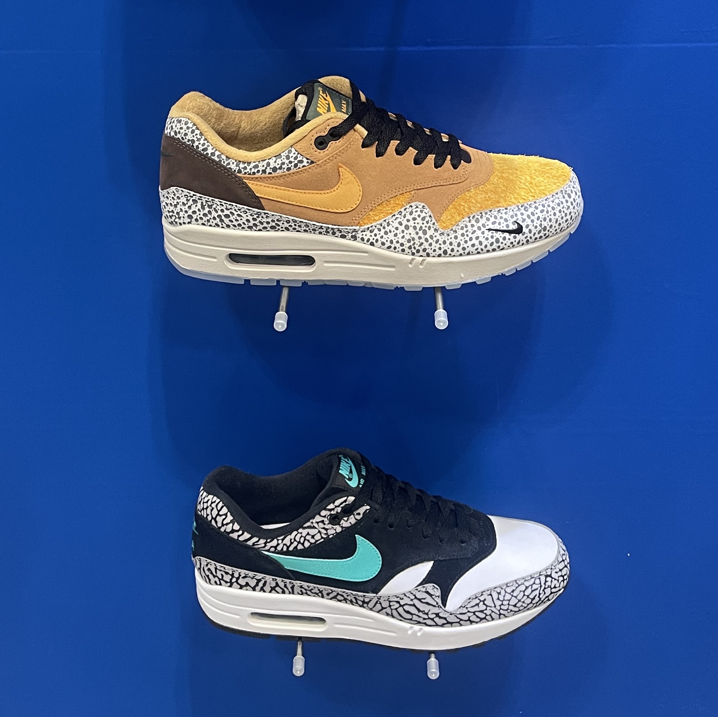 Nike x Atmos Air Max 1 Safari 2016, NIke x Atmos Air Max 1 Elephant 2017 착용 스타일