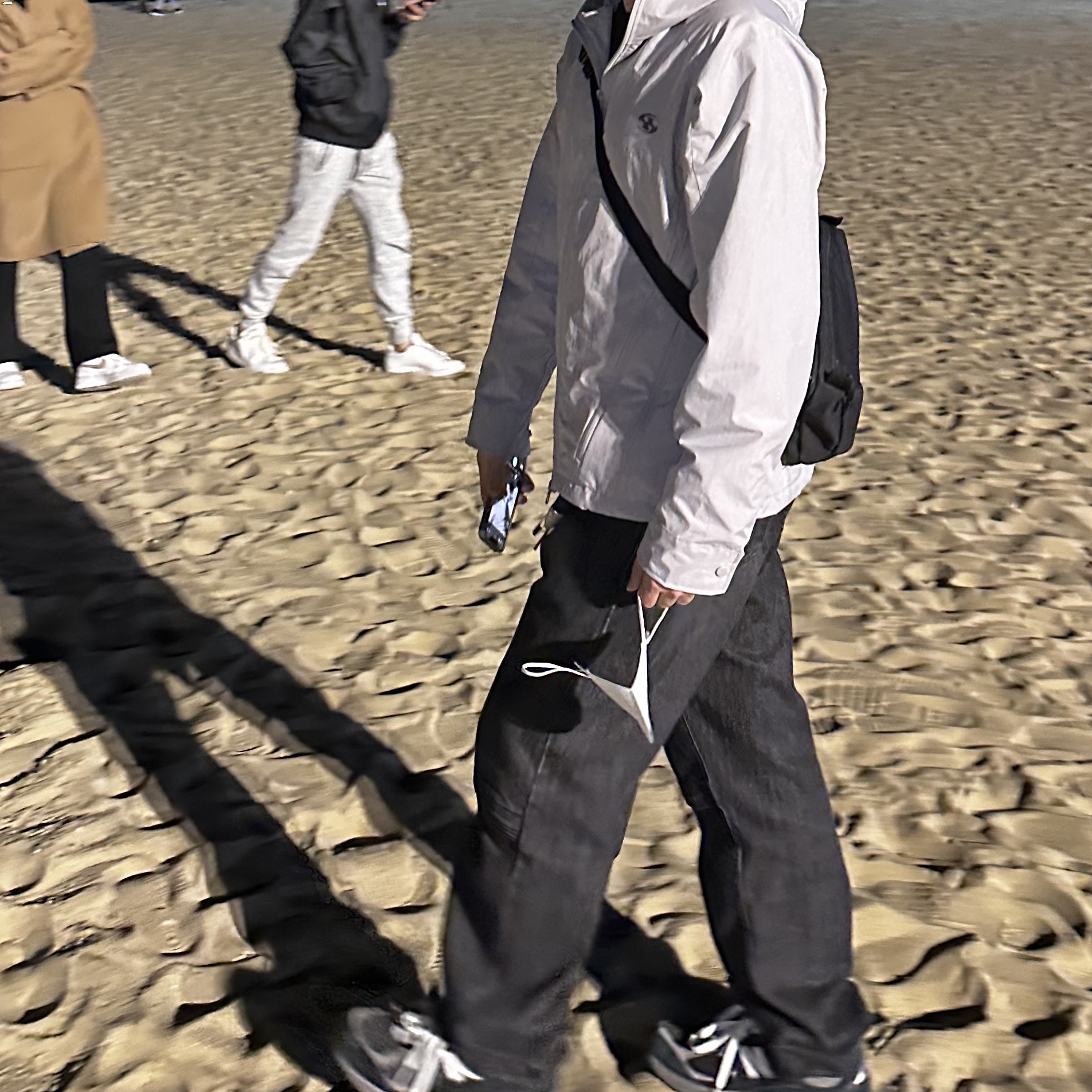 Sansan Gear Zipper Jacket Light Grey - 22FW 착용 스타일