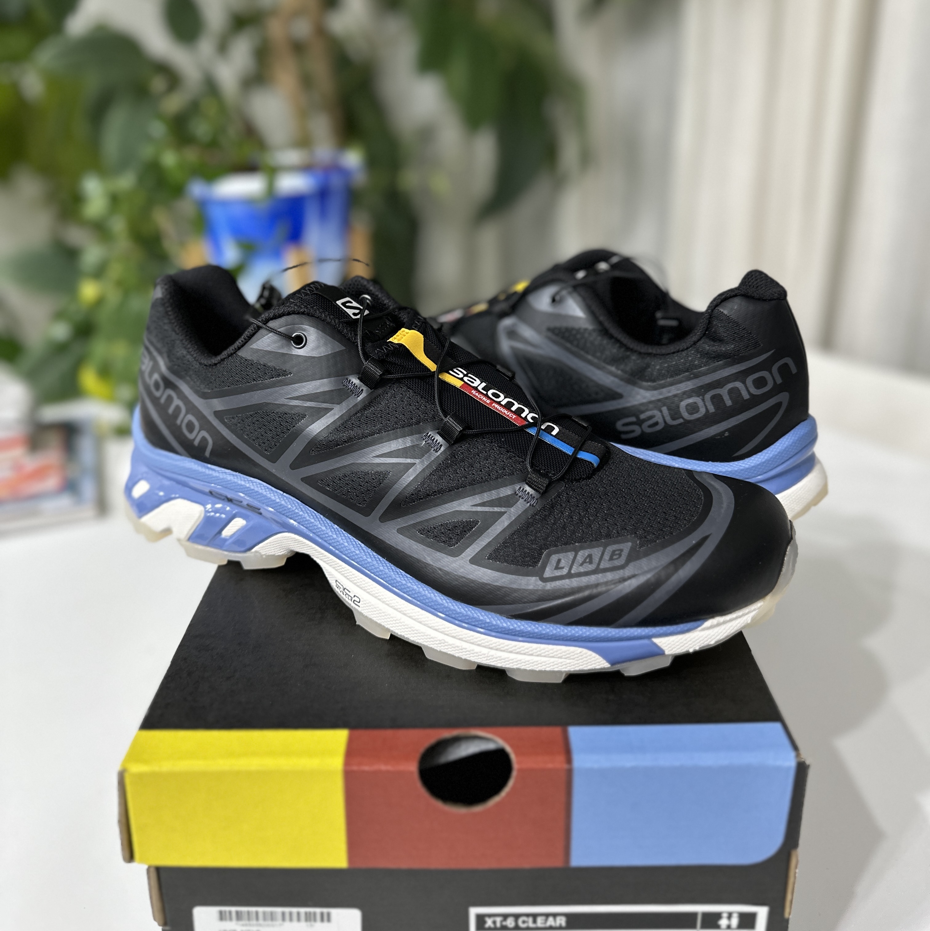 Salomon XT-6 Clear Black Riviera 착용 스타일
