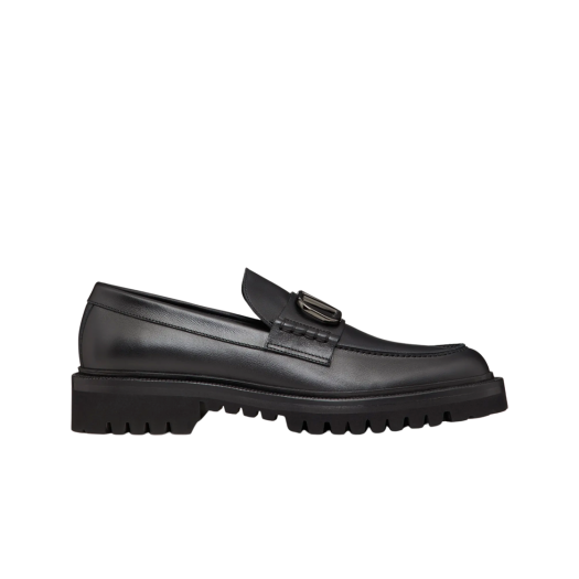 Valentino Vlogo Signature Calfskin Loafer Black