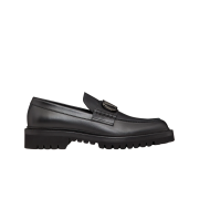 Valentino Vlogo Signature Calfskin Loafer Black